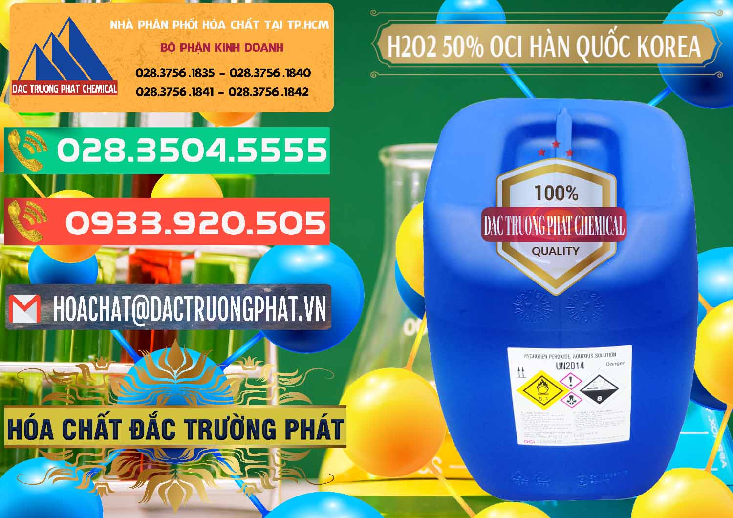 Bán - phân phối H2O2 - Hydrogen Peroxide 50% OCI Hàn Quốc Korea - 0075 - Đơn vị chuyên cung cấp - nhập khẩu hóa chất tại TP.HCM - congtyhoachat.com.vn