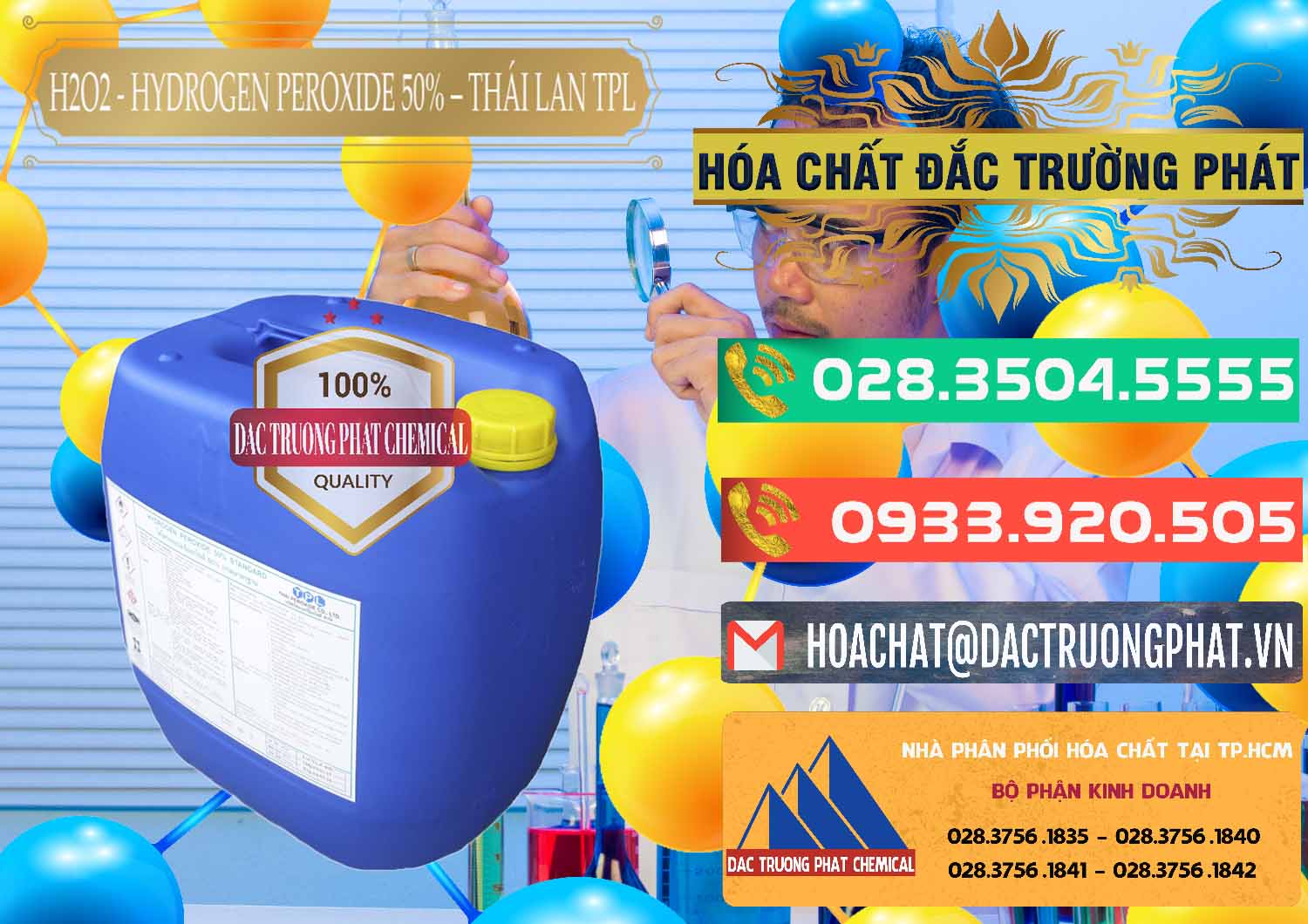 Công ty chuyên phân phối - bán Oxy Già — Liquid Oxi Già 50% TPL Thái Lan Thailand Bán _ cung cấp H2O2 - Hydrogen Peroxide 50% Thái Lan TPL - 0076 - Cty nhập khẩu & phân phối hóa chất tại TP.HCM - congtyhoachat.com.vn