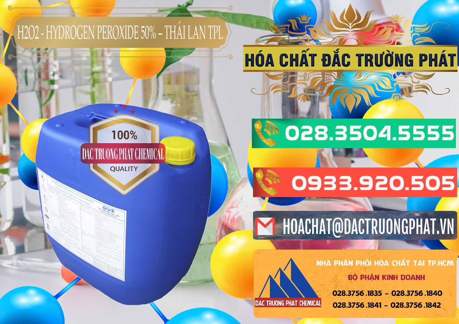 Cung cấp × bán H2O2 > Hydrogen Peroxide Dạng Nước 50% TPL Thái Lan Thailand Công ty chuyên cung ứng _ bán H2O2 - Hydrogen Peroxide 50% Thái Lan TPL - 0076 - Công ty kinh doanh & cung cấp hóa chất tại TP.HCM - congtyhoachat.com.vn