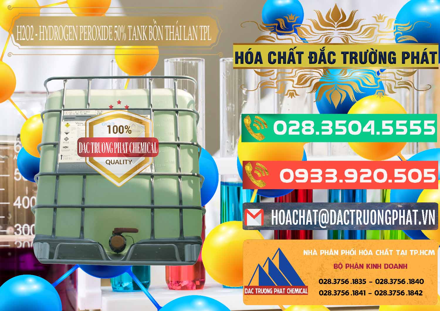 Nơi bán - phân phối hóa chất H2O2 Dạng Nước \ H2O2 50% Tank IBC Bồn Thái Lan TPL Đơn vị chuyên bán - phân phối H2O2 - Hydrogen Peroxide 50% Tank IBC Bồn Thái Lan TPL - 0073 - Cty chuyên cung ứng ( phân phối ) hóa chất tại TP.HCM - congtyhoachat.com.vn