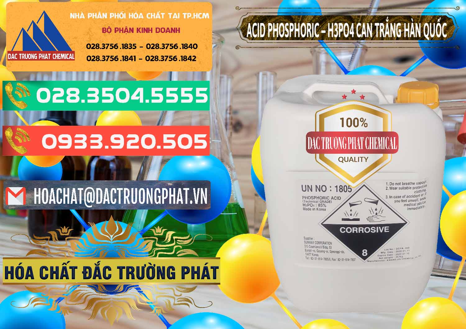 Đơn vị bán _ cung cấp Acid Phosphoric - Axit Phosphoric H3PO4 Can Trắng Hàn Quốc Korea - 0017 - Đơn vị phân phối và cung cấp hóa chất tại TP.HCM - congtyhoachat.com.vn