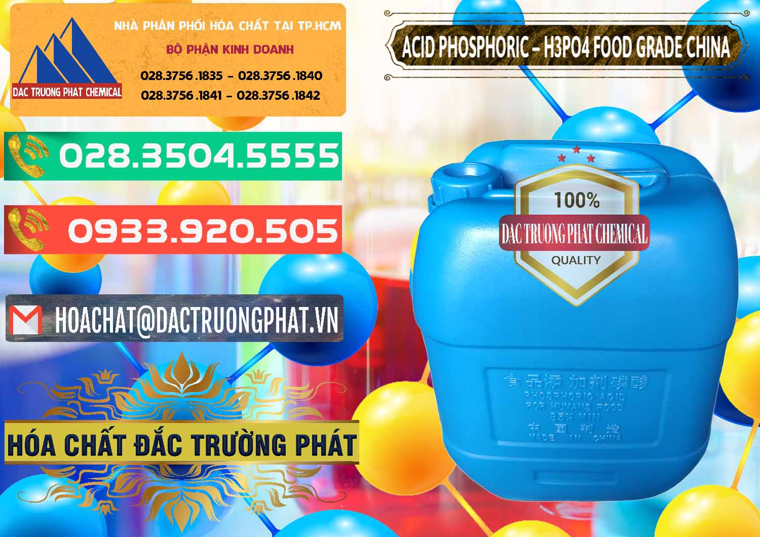 Cty kinh doanh & bán Acid Phosphoric – H3PO4 85% Food Grade Trung Quốc China - 0015 - Phân phối - nhập khẩu hóa chất tại TP.HCM - congtyhoachat.com.vn