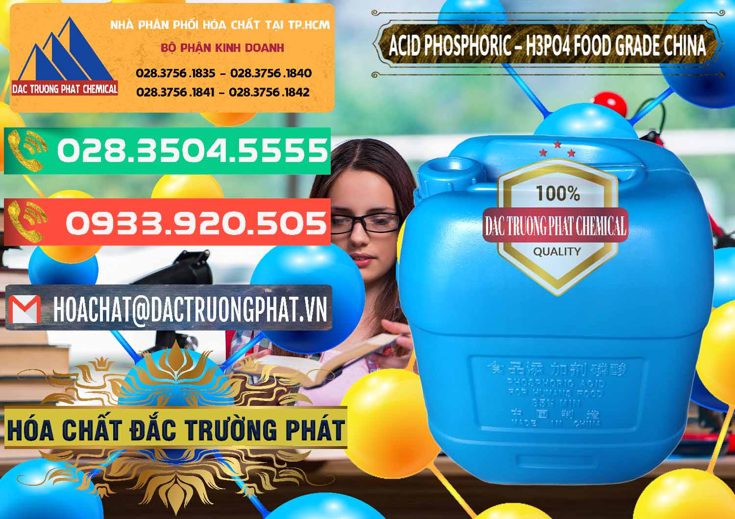 Đơn vị phân phối - bán Acid Phosphoric – H3PO4 85% Food Grade Trung Quốc China - 0015 - Đơn vị phân phối và cung cấp hóa chất tại TP.HCM - congtyhoachat.com.vn