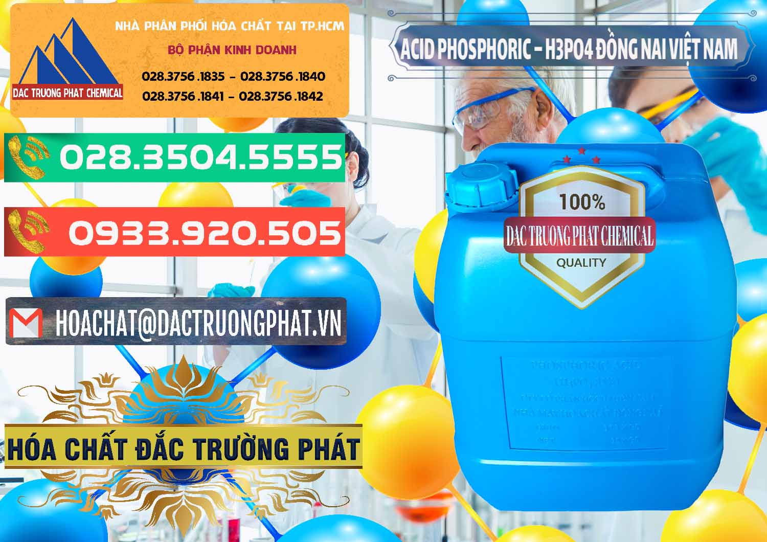 Cty cung cấp - kinh doanh Acid Phosphoric – Axit Phosphoric 85% Đồng Nai Việt Nam - 0183 - Nhà phân phối - bán hóa chất tại TP.HCM - congtyhoachat.com.vn