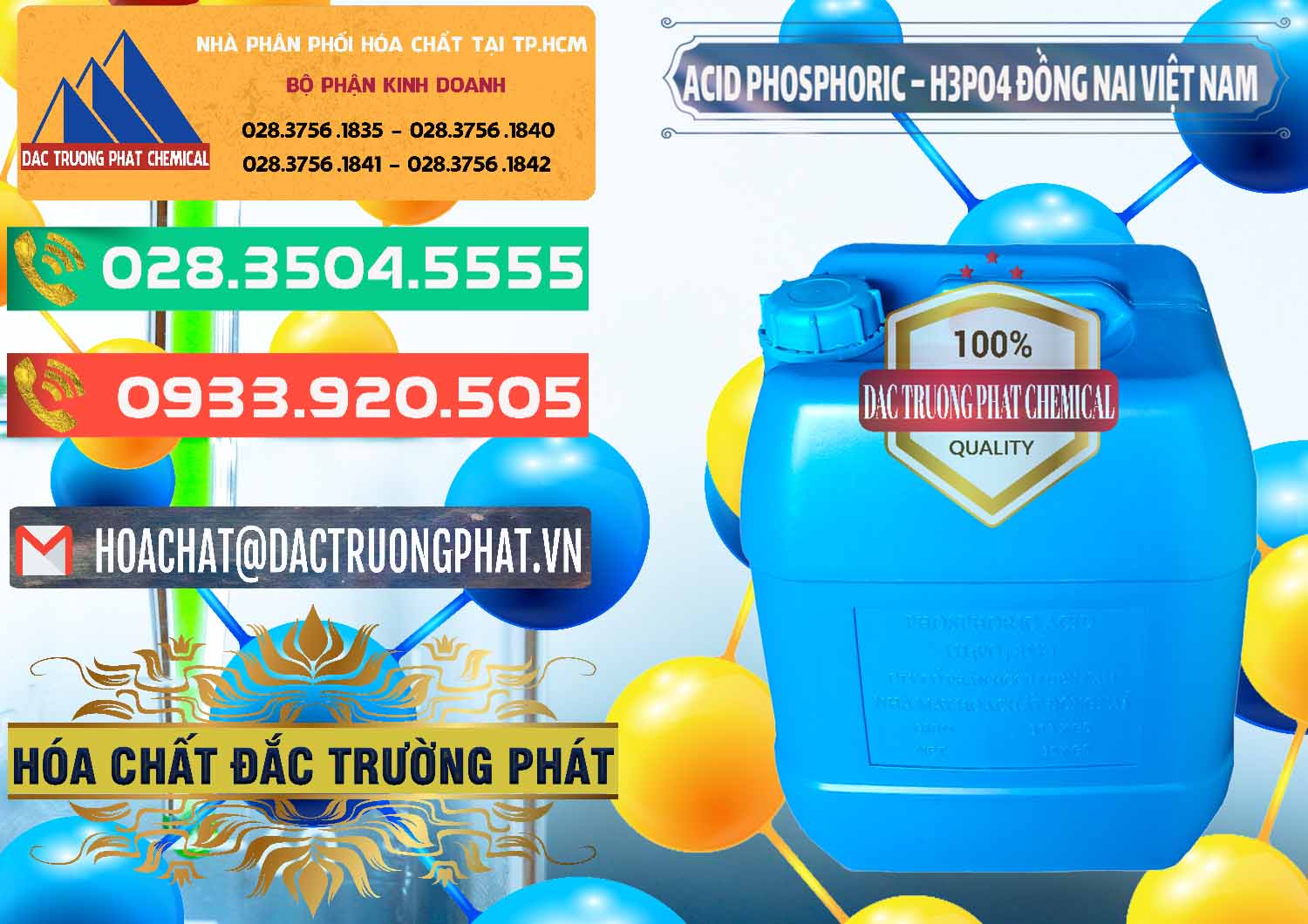 Cty phân phối _ cung cấp Acid Phosphoric – Axit Phosphoric 85% Đồng Nai Việt Nam - 0183 - Nhà cung ứng _ bán hóa chất tại TP.HCM - congtyhoachat.com.vn