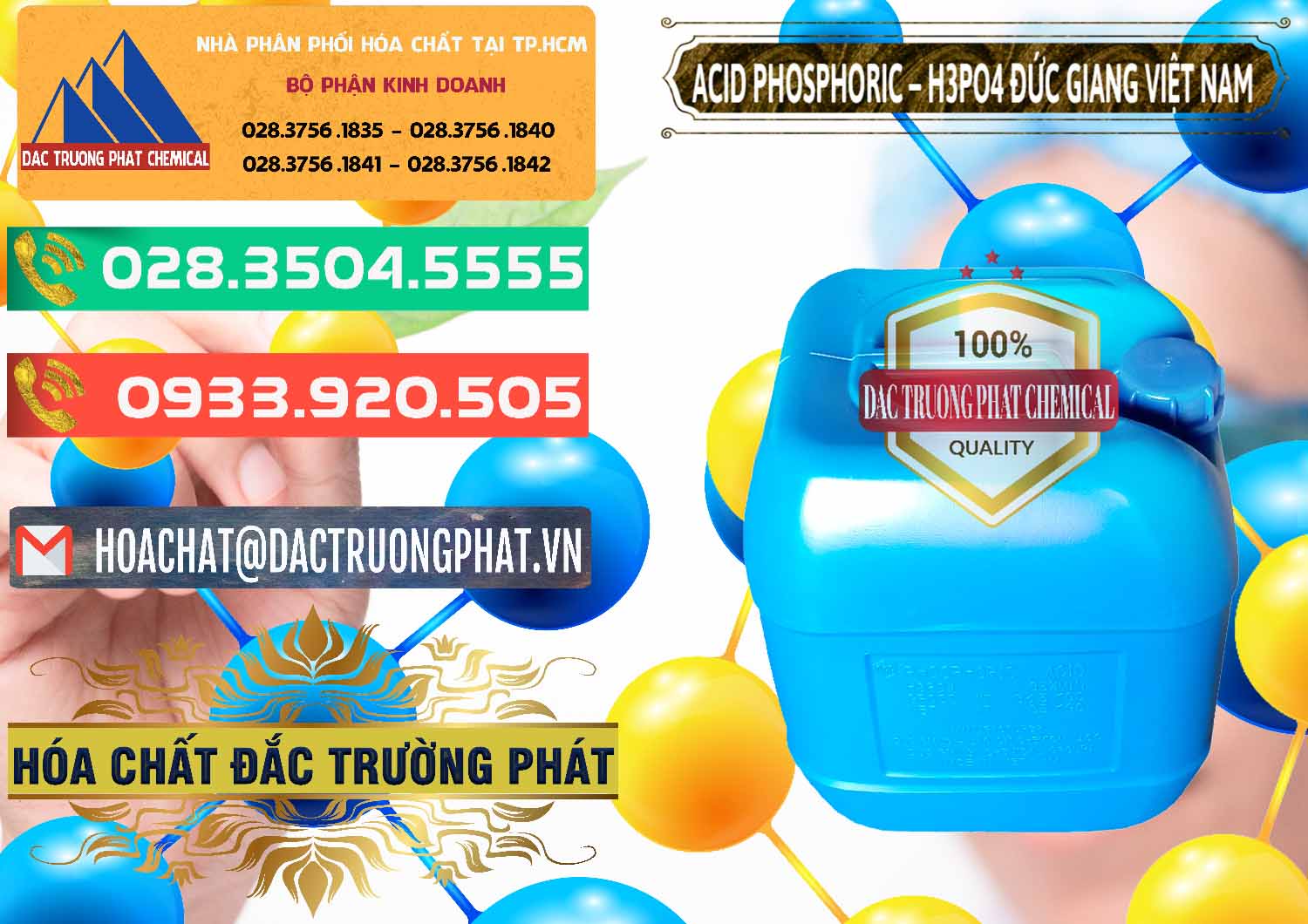 Nơi chuyên cung cấp _ bán Axit Phosphoric - Acid Phosphoric H3PO4 85% Đức Giang Việt Nam - 0184 - Cty chuyên kinh doanh & cung cấp hóa chất tại TP.HCM - congtyhoachat.com.vn