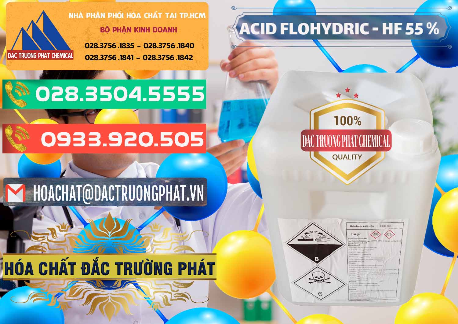 Nhà cung cấp - bán Axit HF - Acid HF 55% Can Trắng Trung Quốc China - 0079 - Công ty phân phối - cung ứng hóa chất tại TP.HCM - congtyhoachat.com.vn