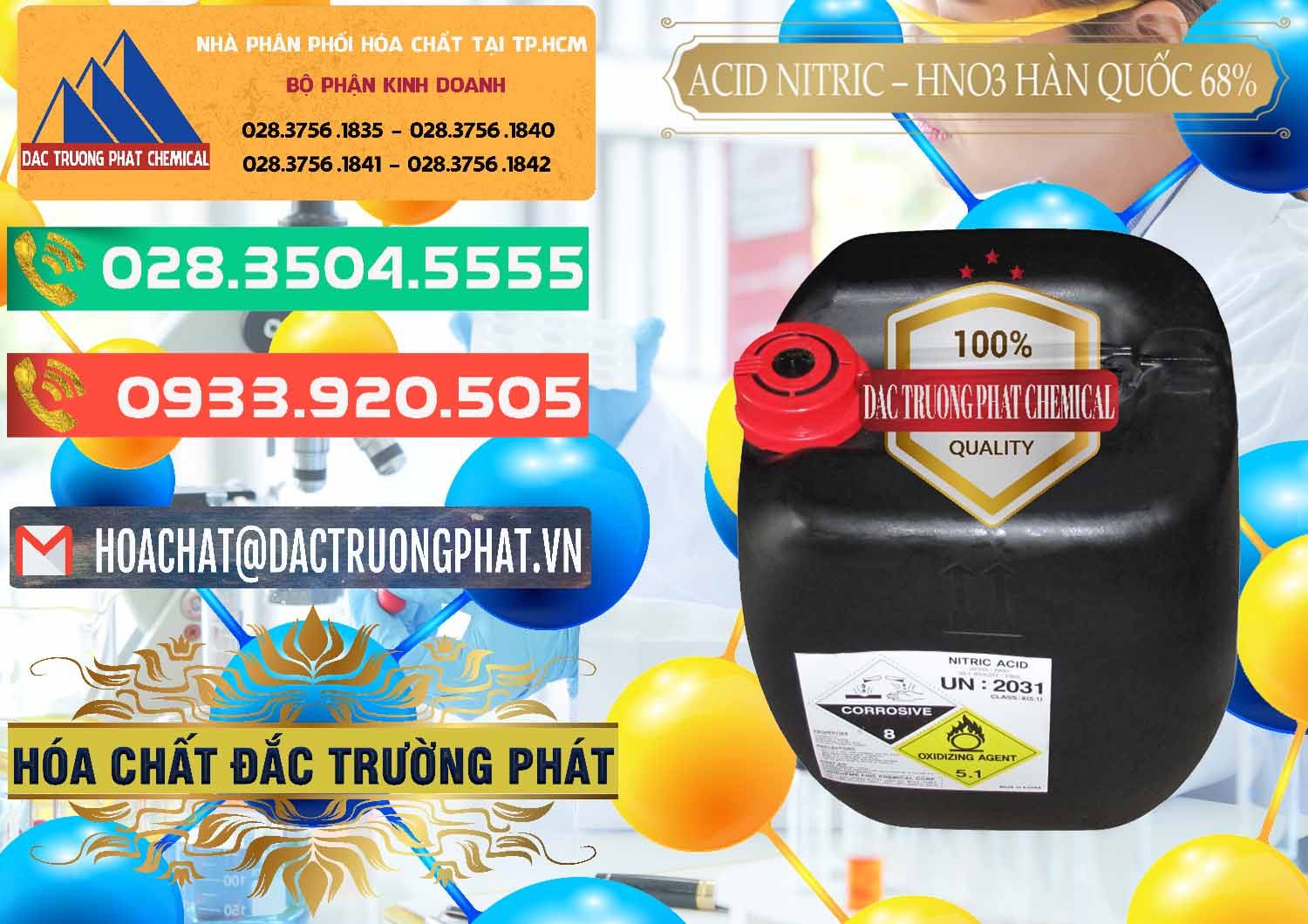 Nơi nhập khẩu _ bán Acid Nitric – Axit Nitric HNO3 68% Huchem Hàn Quốc Korea - 0030 - Bán ( cung cấp ) hóa chất tại TP.HCM - congtyhoachat.com.vn
