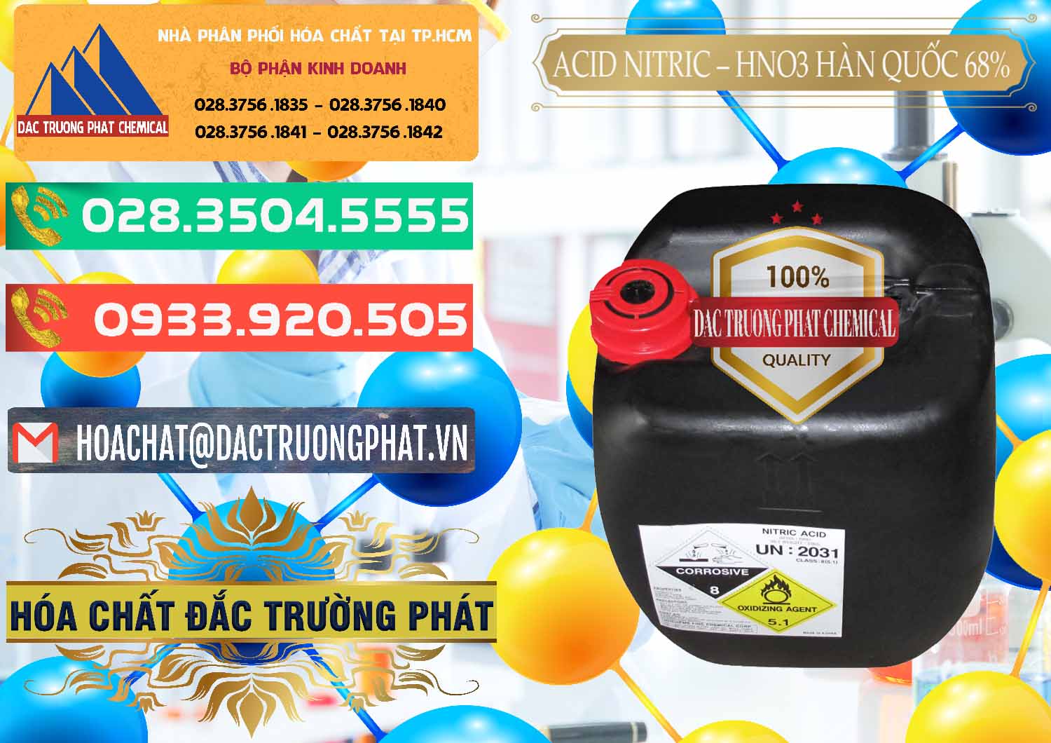 Chuyên cung ứng ( bán ) Acid Nitric – Axit Nitric HNO3 68% Huchem Hàn Quốc Korea - 0030 - Nhập khẩu & phân phối hóa chất tại TP.HCM - congtyhoachat.com.vn