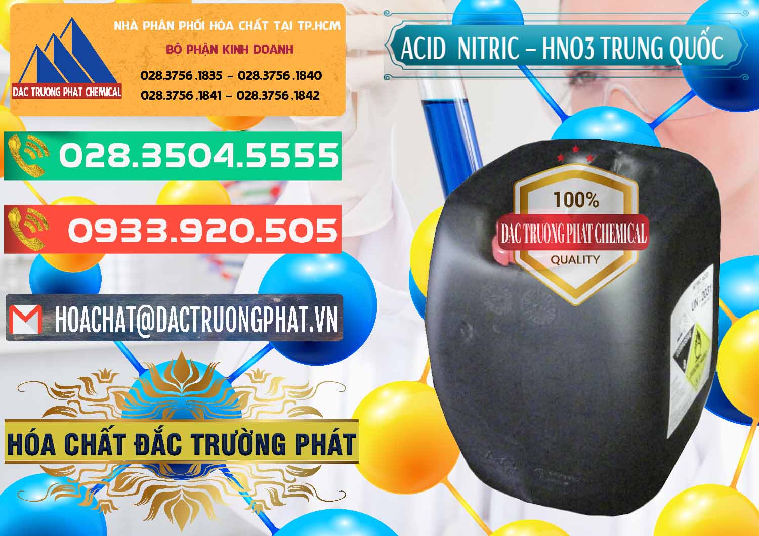 Công ty chuyên bán - cung ứng Acid Nitric – Axit Nitric HNO3 68% Trung Quốc China - 0343 - Chuyên kinh doanh và phân phối hóa chất tại TP.HCM - congtyhoachat.com.vn