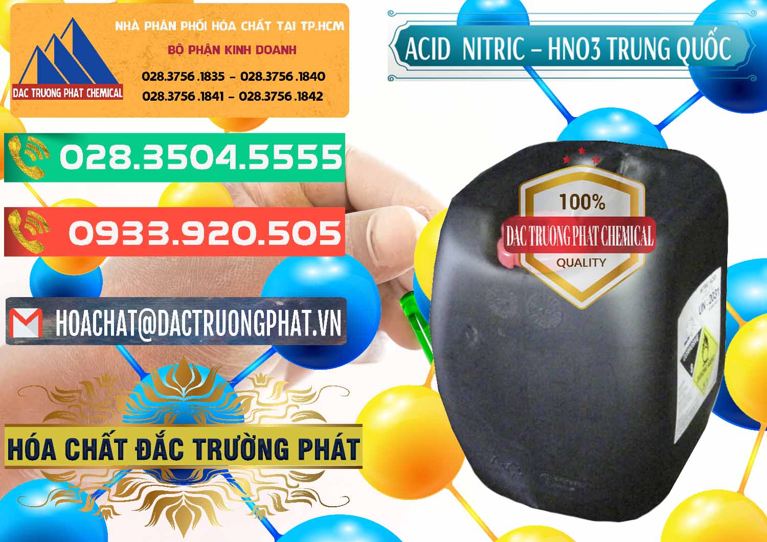 Nơi chuyên cung cấp và bán Acid Nitric – Axit Nitric HNO3 68% Trung Quốc China - 0343 - Cung ứng ( phân phối ) hóa chất tại TP.HCM - congtyhoachat.com.vn