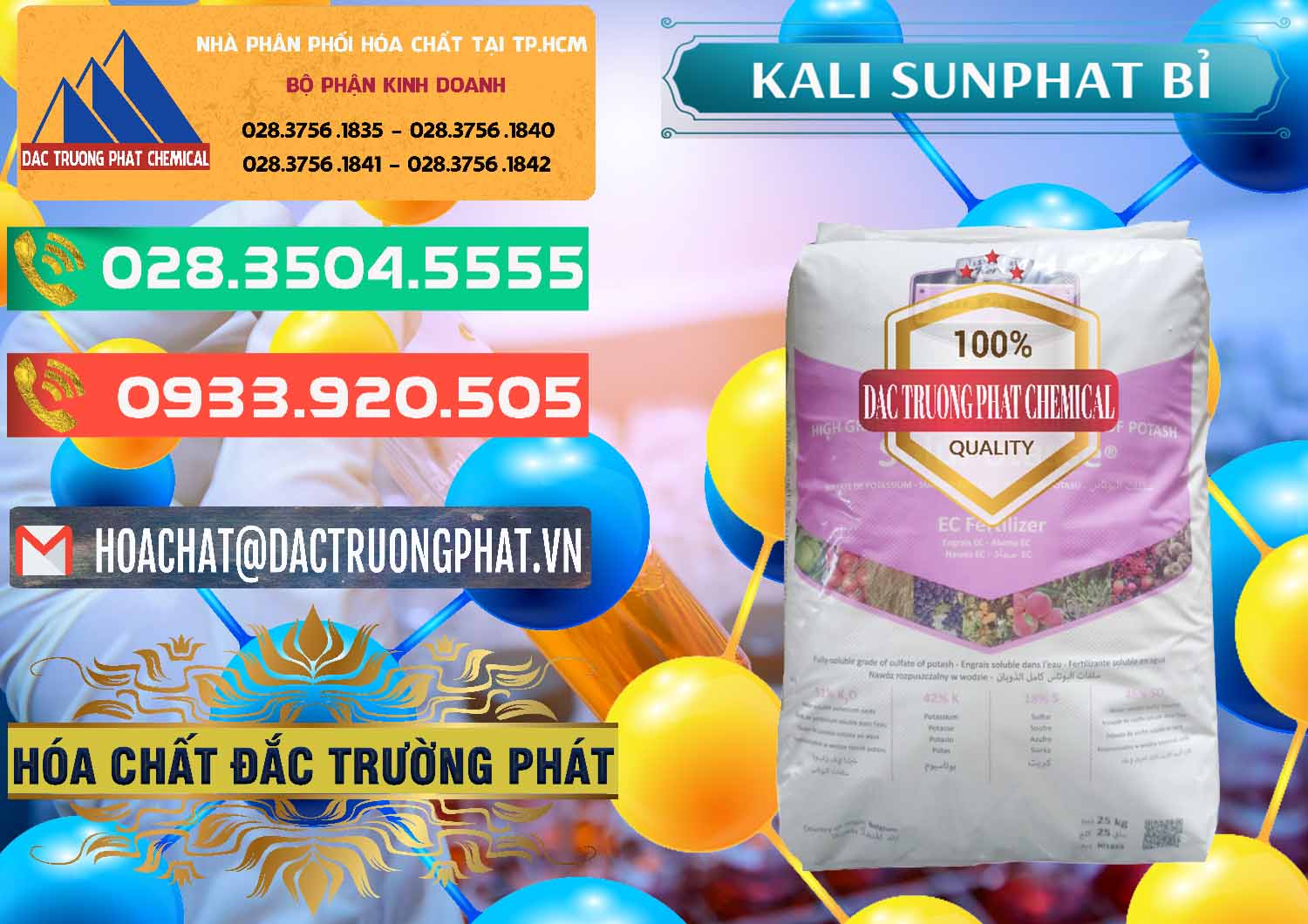 Nơi chuyên bán - cung ứng Kali Sunphat – K2SO4 Bỉ Belgium - 0406 - Cty phân phối & bán hóa chất tại TP.HCM - congtyhoachat.com.vn
