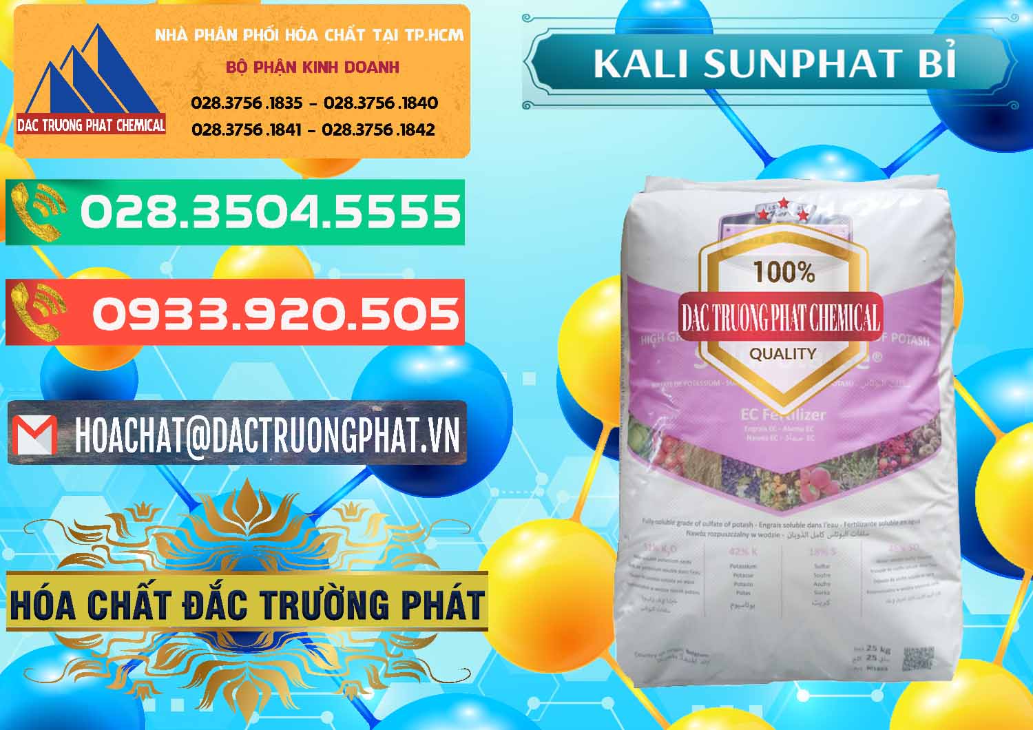 Đơn vị cung cấp và bán Kali Sunphat – K2SO4 Bỉ Belgium - 0406 - Công ty kinh doanh ( phân phối ) hóa chất tại TP.HCM - congtyhoachat.com.vn