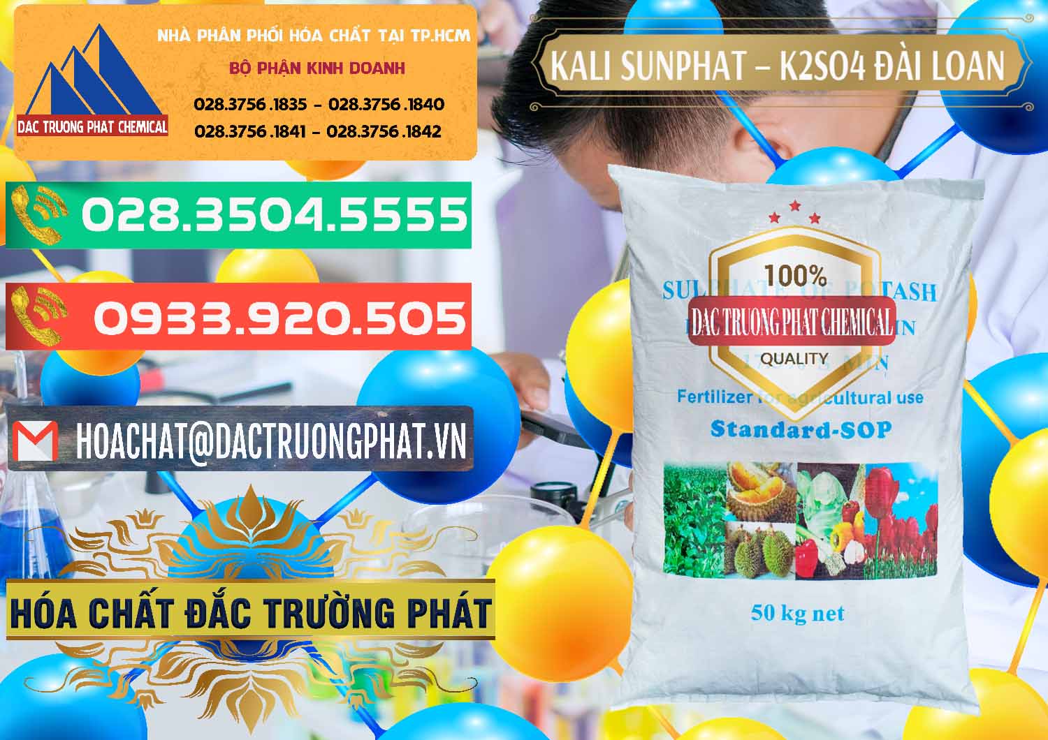 Công ty bán & phân phối Kali Sunphat – K2SO4 Đài Loan Taiwan - 0084 - Cty cung cấp & kinh doanh hóa chất tại TP.HCM - congtyhoachat.com.vn