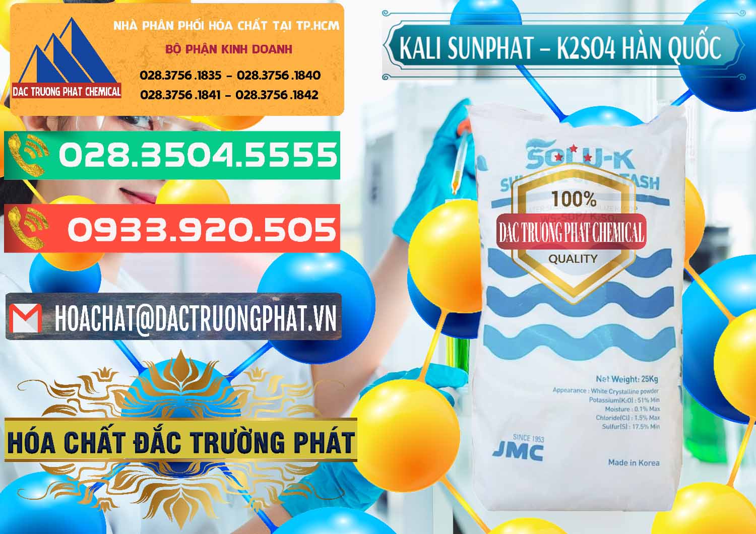 Công ty chuyên nhập khẩu - bán Kali Sunphat – K2SO4 Hàn Quốc Korea - 0410 - Nơi phân phối - bán hóa chất tại TP.HCM - congtyhoachat.com.vn