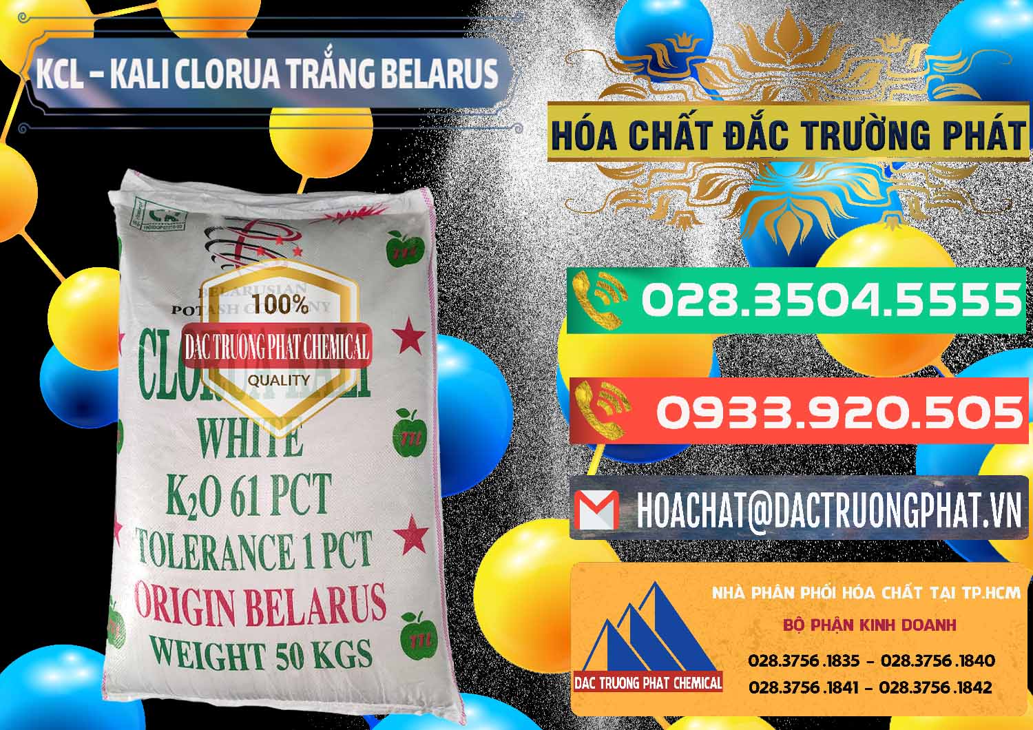 Cty cung cấp - bán KCL – Kali Clorua Trắng Belarus - 0085 - Cty chuyên nhập khẩu & phân phối hóa chất tại TP.HCM - congtyhoachat.com.vn