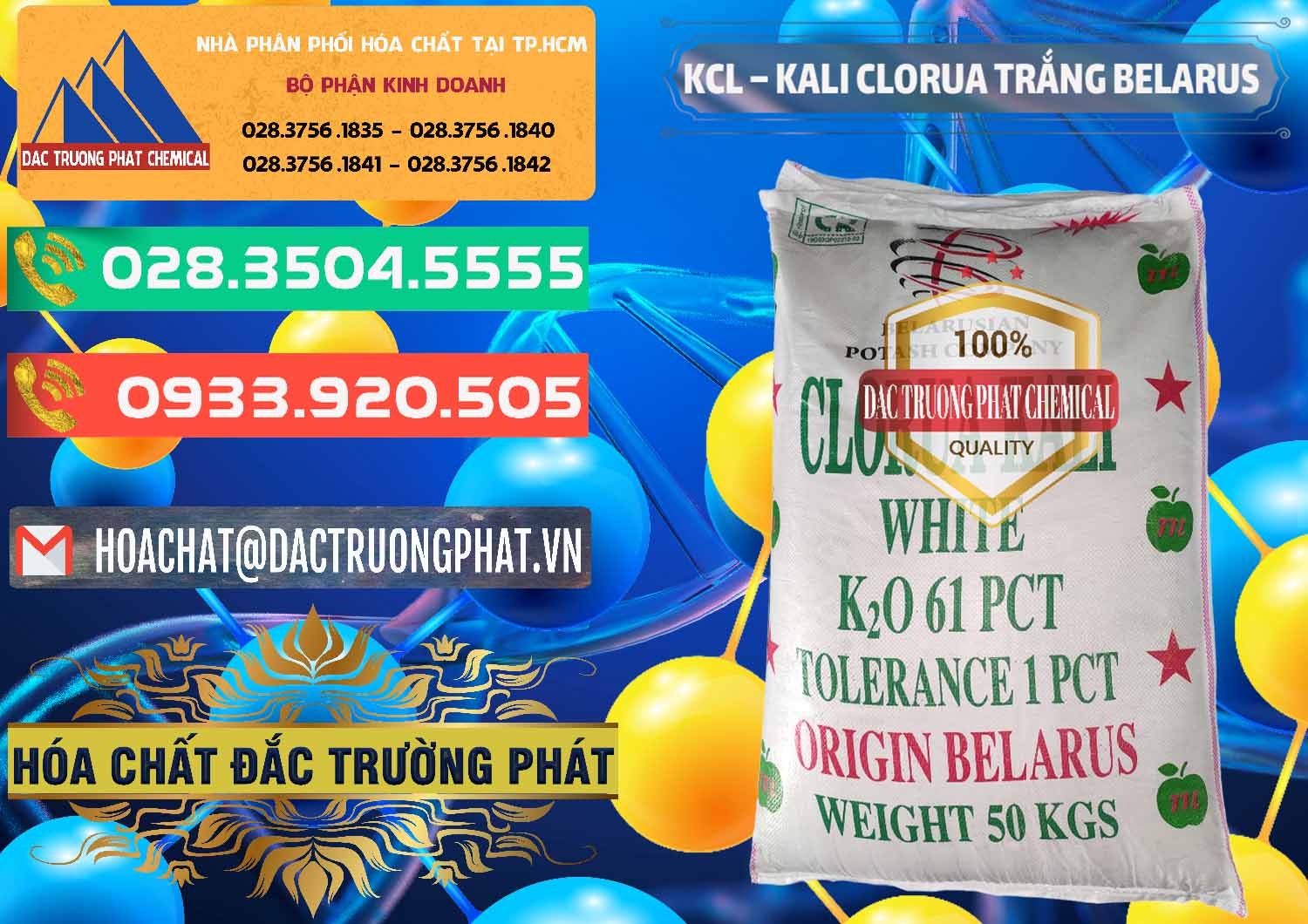 Chuyên nhập khẩu - bán KCL – Kali Clorua Trắng Belarus - 0085 - Nơi chuyên cung cấp ( nhập khẩu ) hóa chất tại TP.HCM - congtyhoachat.com.vn