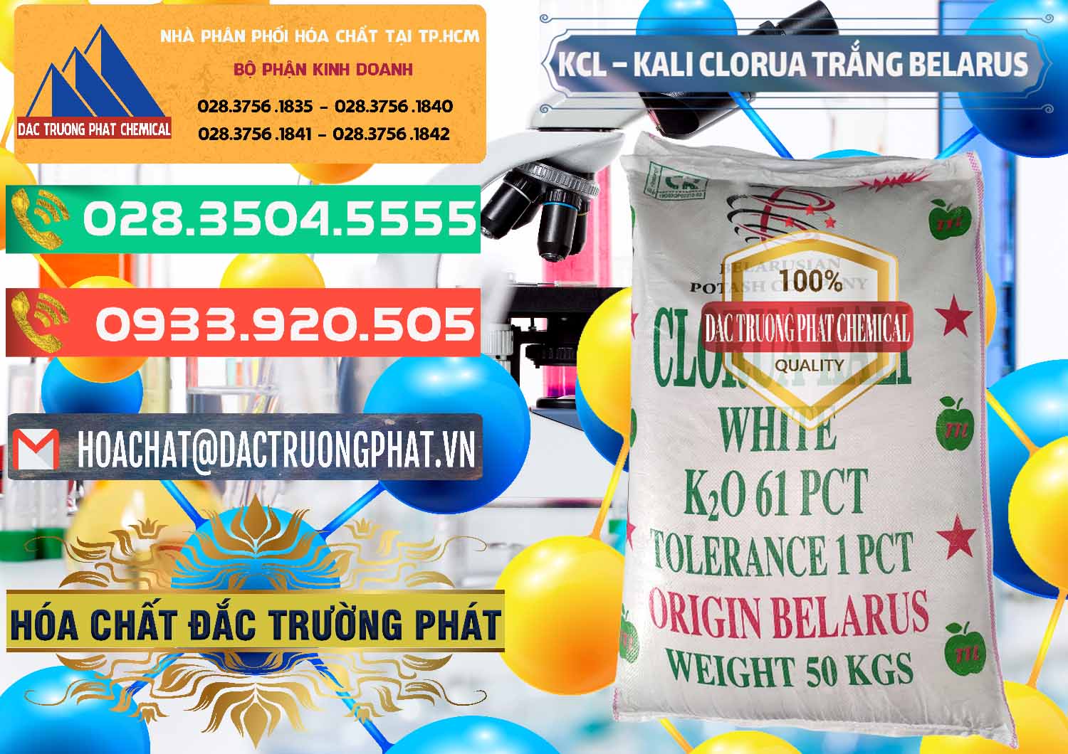 Công ty nhập khẩu và bán KCL – Kali Clorua Trắng Belarus - 0085 - Công ty chuyên bán ( phân phối ) hóa chất tại TP.HCM - congtyhoachat.com.vn