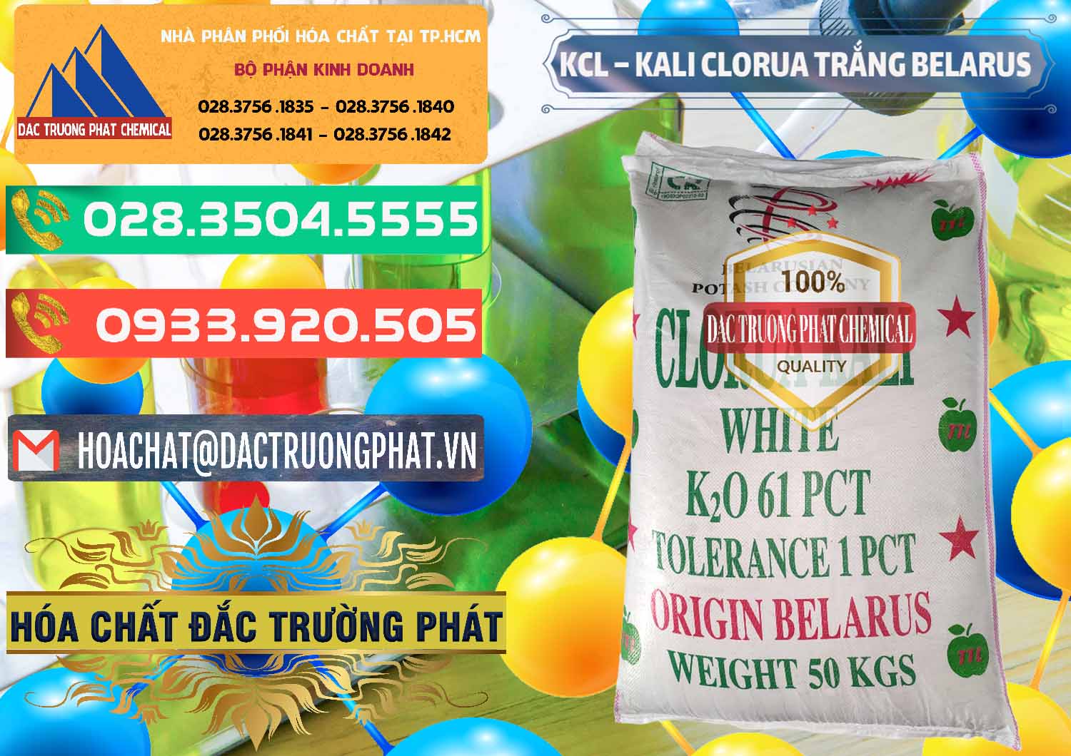 Phân phối và bán KCL – Kali Clorua Trắng Belarus - 0085 - Nơi chuyên nhập khẩu _ cung cấp hóa chất tại TP.HCM - congtyhoachat.com.vn