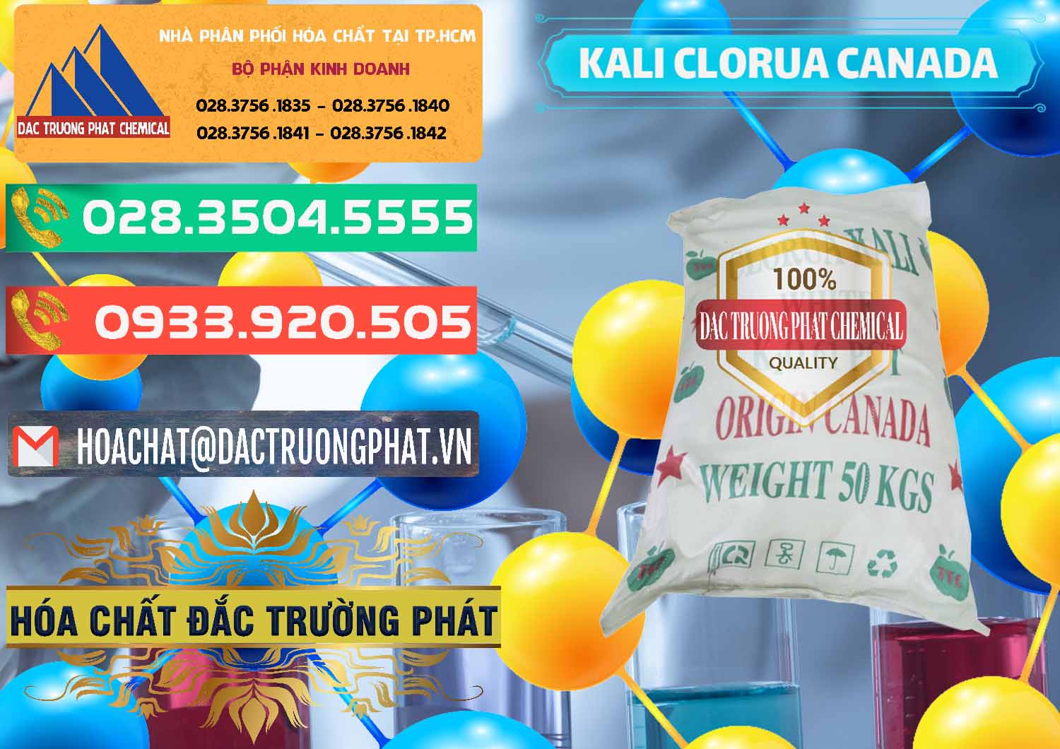 Nơi cung cấp ( bán ) KCL – Kali Clorua Trắng Canada - 0437 - Công ty phân phối và cung cấp hóa chất tại TP.HCM - congtyhoachat.com.vn
