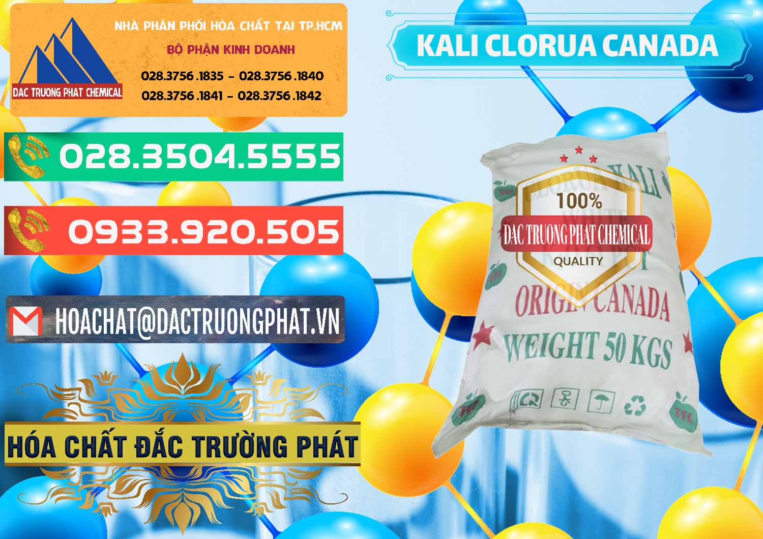 Nơi phân phối - bán KCL – Kali Clorua Trắng Canada - 0437 - Cty cung cấp ( kinh doanh ) hóa chất tại TP.HCM - congtyhoachat.com.vn