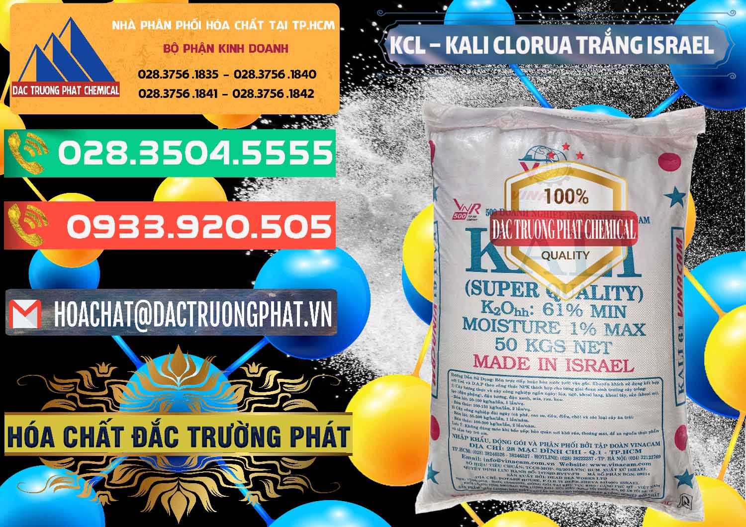 Công ty chuyên kinh doanh và bán KCL – Kali Clorua Trắng Israel - 0087 - Nhà phân phối - cung cấp hóa chất tại TP.HCM - congtyhoachat.com.vn