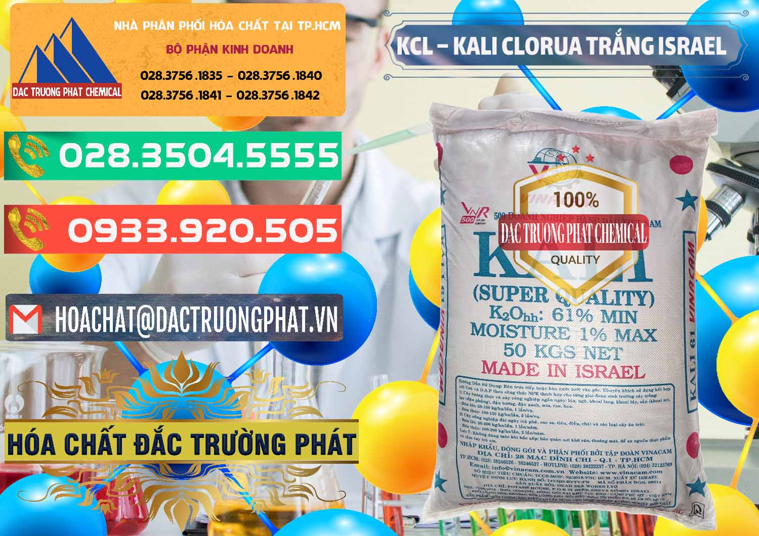 Cty chuyên phân phối - bán KCL – Kali Clorua Trắng Israel - 0087 - Cty chuyên cung cấp & bán hóa chất tại TP.HCM - congtyhoachat.com.vn