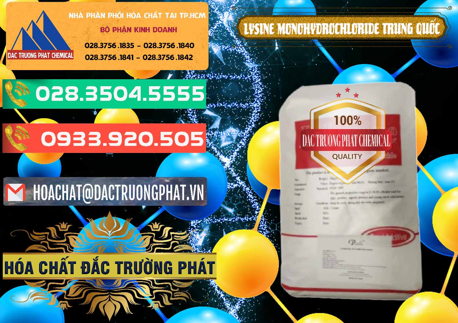 Cty chuyên bán _ cung cấp L-Lysine Monohydrochloride Feed Grade Trung Quốc China - 0454 - Nơi chuyên nhập khẩu - cung cấp hóa chất tại TP.HCM - congtyhoachat.com.vn