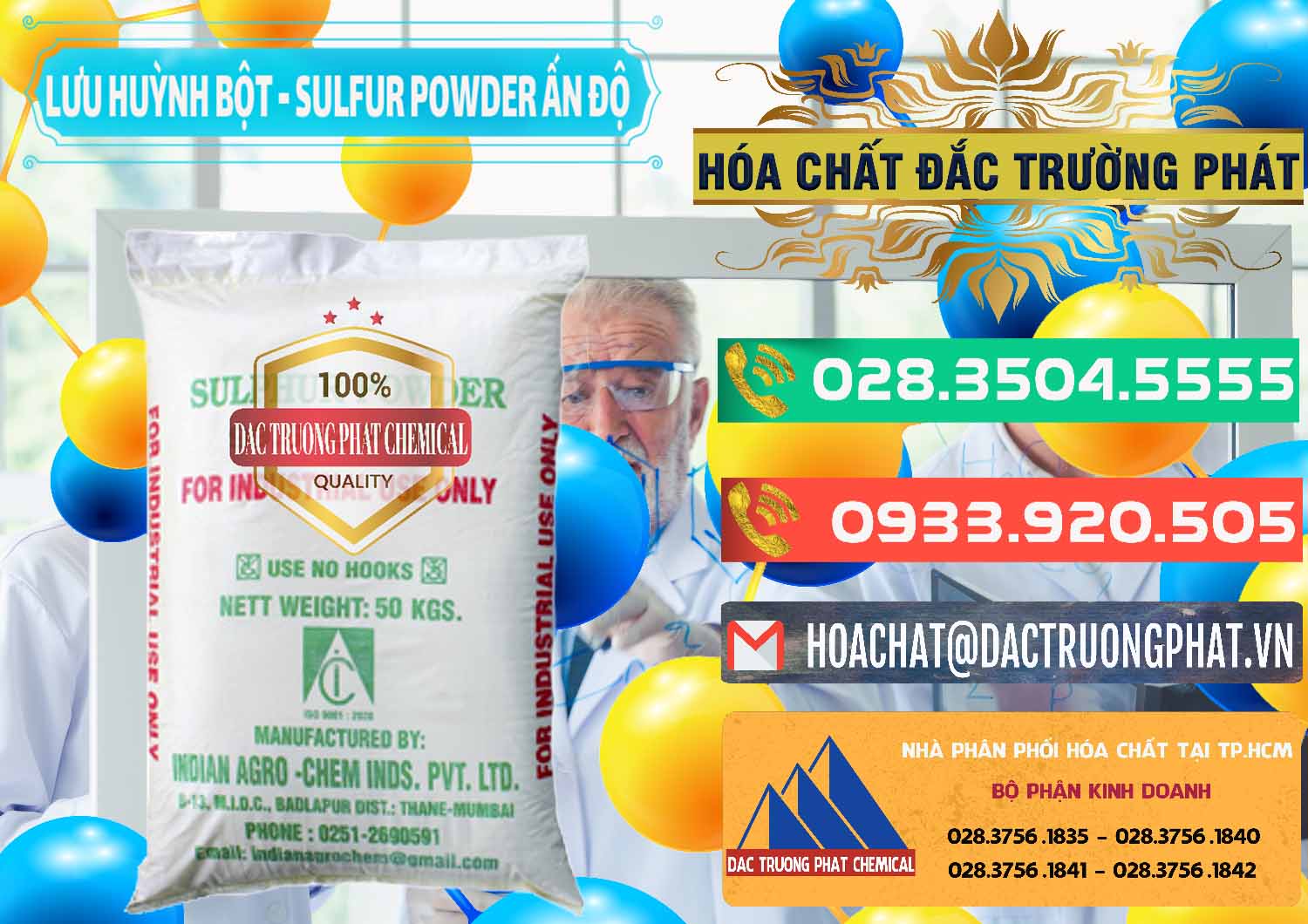Đơn vị cung ứng - bán Lưu huỳnh Bột - Sulfur Powder Ấn Độ India - 0347 - Công ty chuyên phân phối - nhập khẩu hóa chất tại TP.HCM - congtyhoachat.com.vn