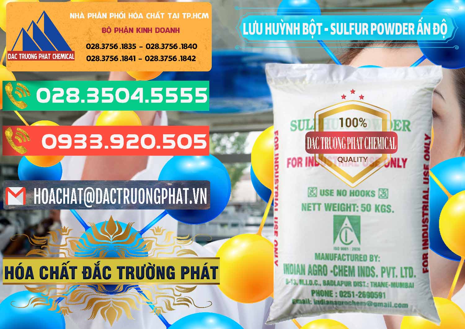 Công ty phân phối - bán Lưu huỳnh Bột - Sulfur Powder Ấn Độ India - 0347 - Công ty kinh doanh ( cung cấp ) hóa chất tại TP.HCM - congtyhoachat.com.vn