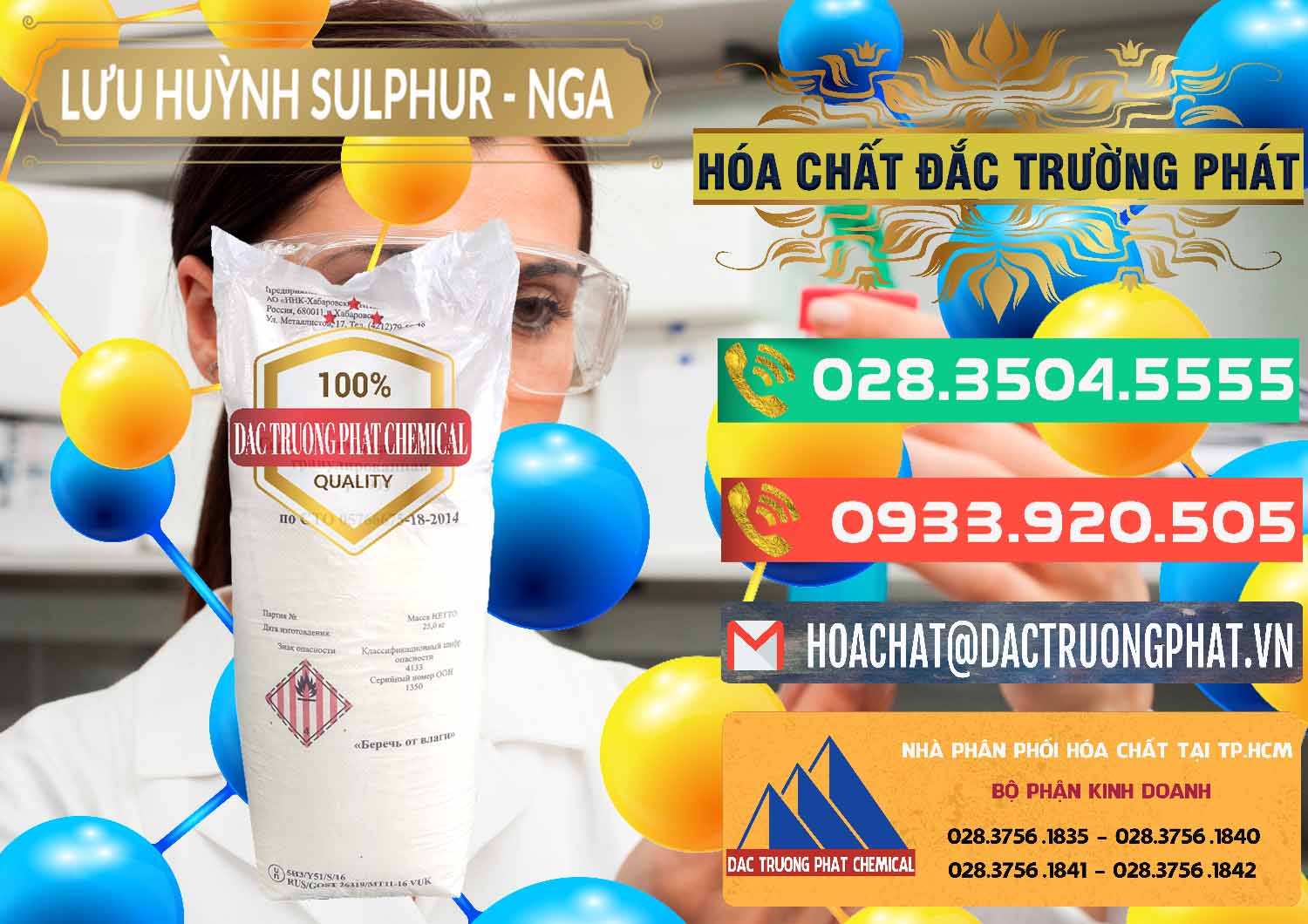 Cty phân phối - bán Lưu huỳnh Hạt - Sulfur Nga Russia - 0200 - Cung cấp - nhập khẩu hóa chất tại TP.HCM - congtyhoachat.com.vn