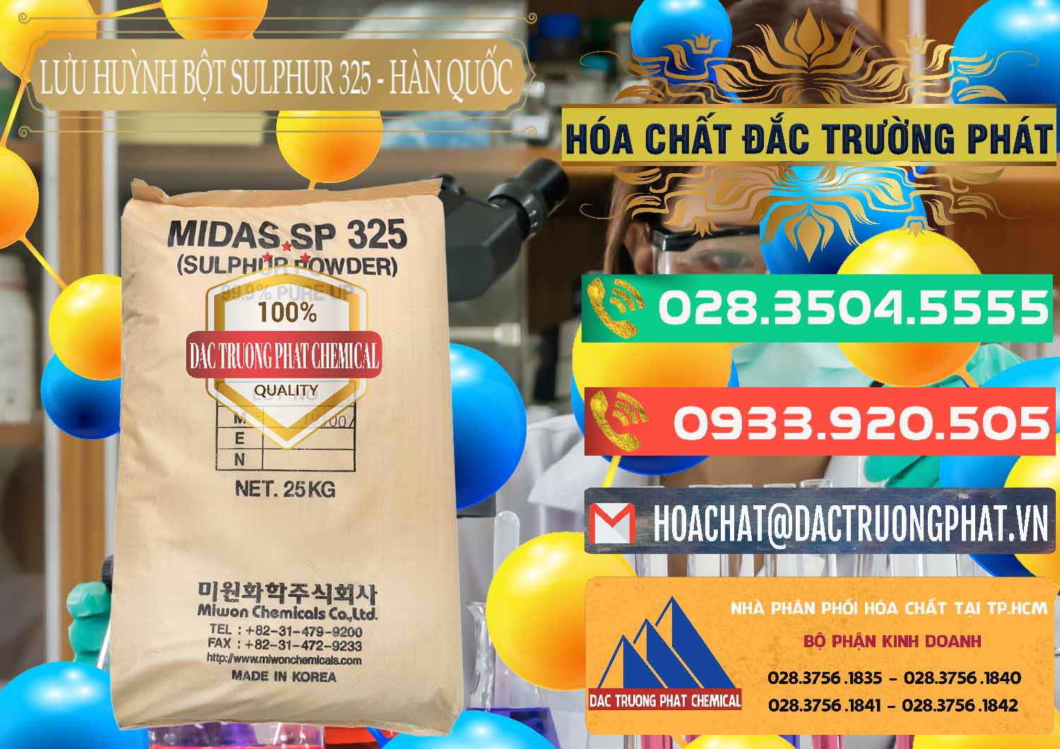 Cty chuyên bán & phân phối Lưu huỳnh Bột - Sulfur Powder Midas SP 325 Hàn Quốc Korea - 0198 - Phân phối _ bán hóa chất tại TP.HCM - congtyhoachat.com.vn