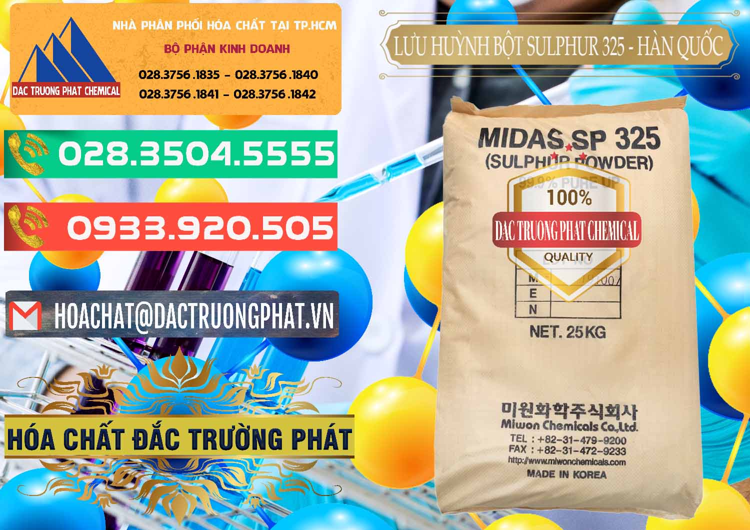 Công ty chuyên kinh doanh và bán Lưu huỳnh Bột - Sulfur Powder Midas SP 325 Hàn Quốc Korea - 0198 - Cty chuyên bán - phân phối hóa chất tại TP.HCM - congtyhoachat.com.vn