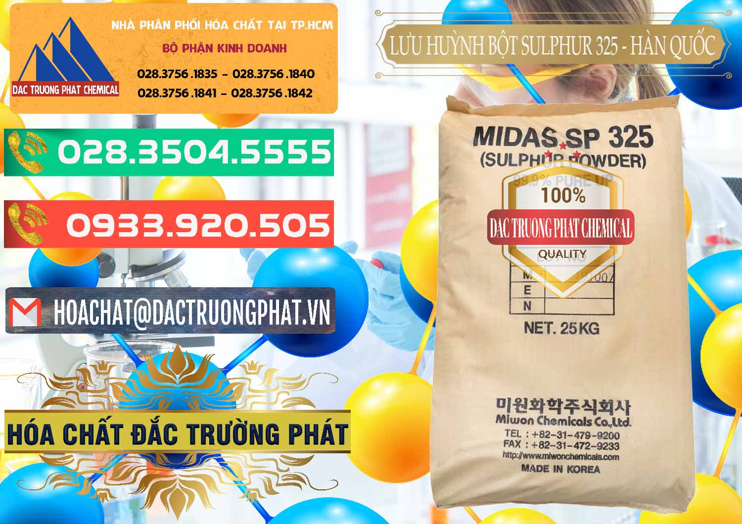 Bán và phân phối Lưu huỳnh Bột - Sulfur Powder Midas SP 325 Hàn Quốc Korea - 0198 - Nơi chuyên cung cấp và kinh doanh hóa chất tại TP.HCM - congtyhoachat.com.vn