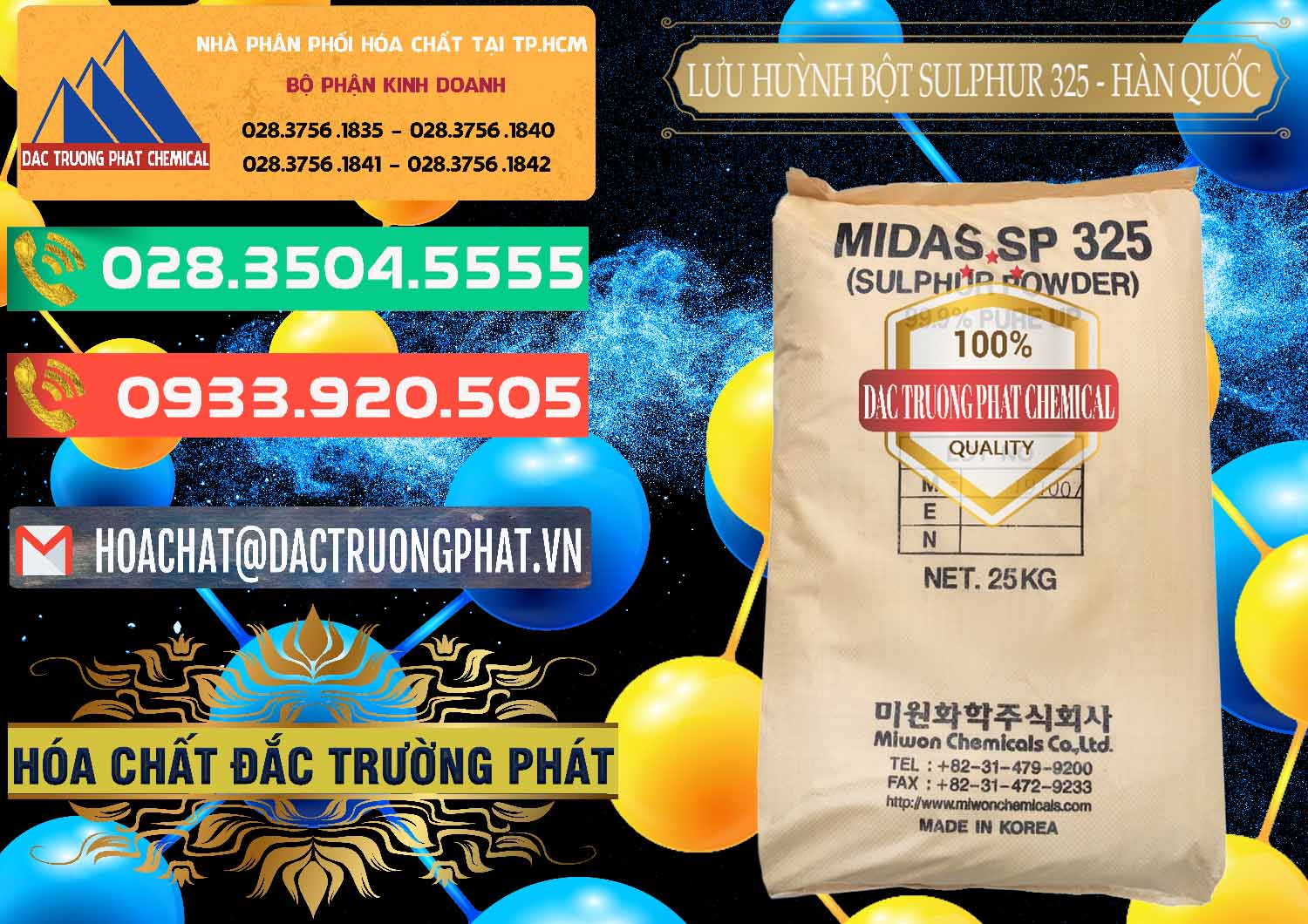 Cty chuyên bán _ phân phối Lưu huỳnh Bột - Sulfur Powder Midas SP 325 Hàn Quốc Korea - 0198 - Công ty chuyên cung cấp ( nhập khẩu ) hóa chất tại TP.HCM - congtyhoachat.com.vn