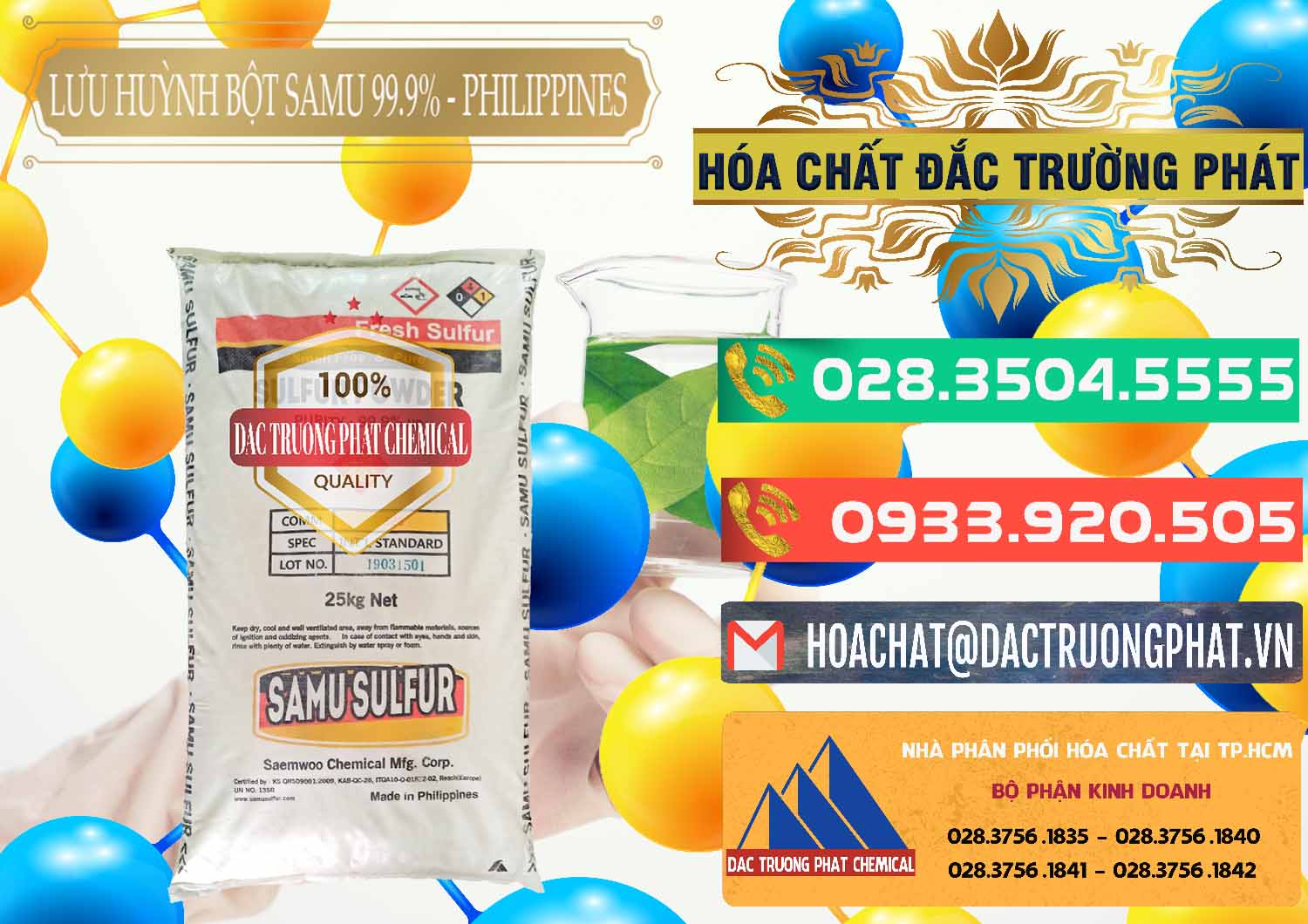 Đơn vị chuyên kinh doanh ( bán ) Lưu huỳnh Bột - Sulfur Powder Samu Philippines - 0201 - Phân phối & kinh doanh hóa chất tại TP.HCM - congtyhoachat.com.vn