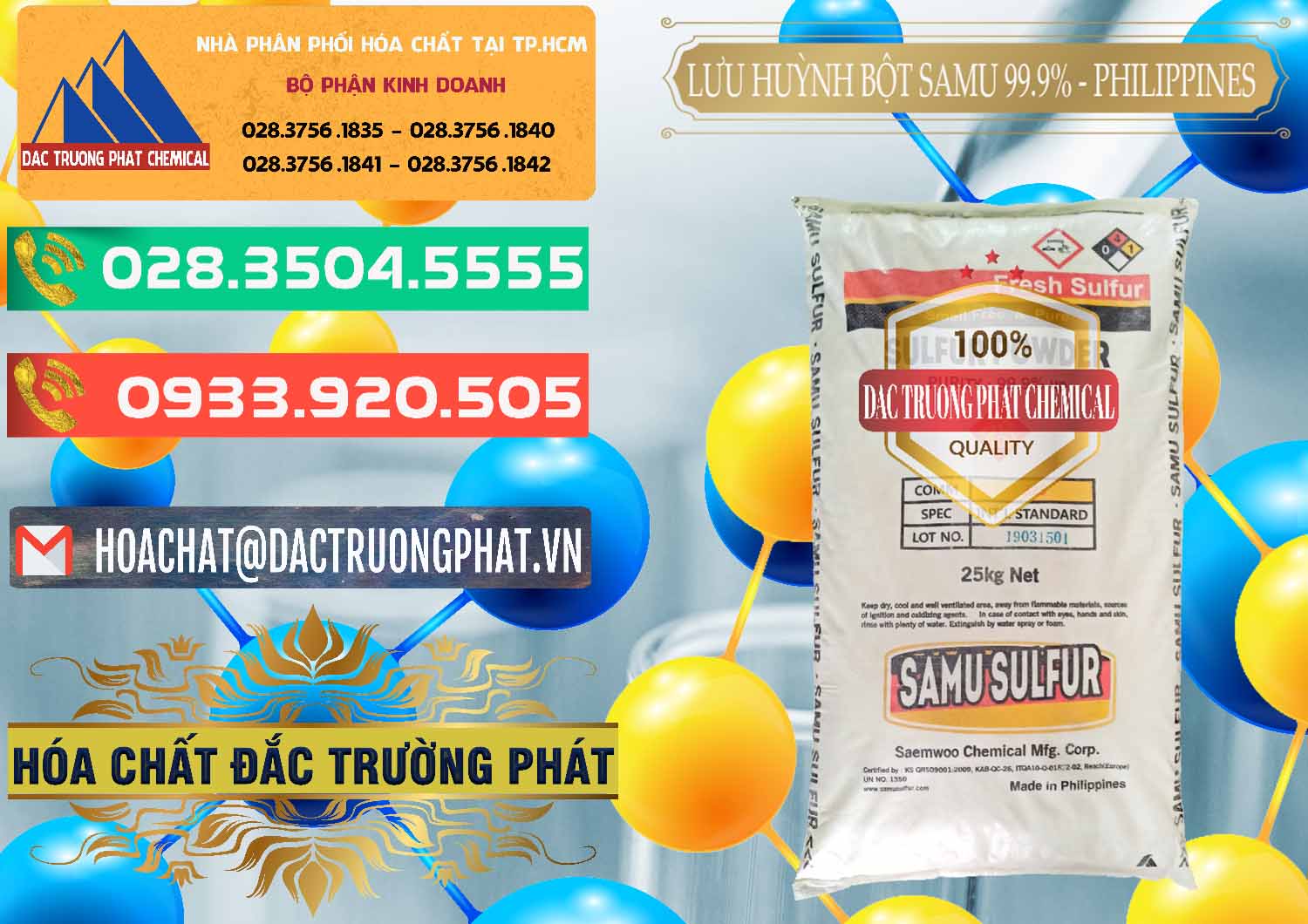 Chuyên kinh doanh _ bán Lưu huỳnh Bột - Sulfur Powder Samu Philippines - 0201 - Công ty chuyên cung cấp và kinh doanh hóa chất tại TP.HCM - congtyhoachat.com.vn