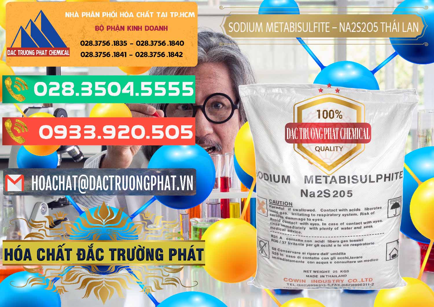 Nơi chuyên kinh doanh - bán Sodium Metabisulfite - NA2S2O5 Thái Lan Cowin - 0145 - Nhà cung cấp ( phân phối ) hóa chất tại TP.HCM - congtyhoachat.com.vn