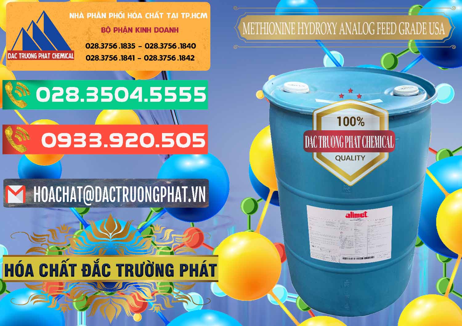 Công ty chuyên cung cấp - bán Methionine Nước - Dạng Lỏng Novus Alimet Mỹ USA - 0316 - Nhà phân phối & bán hóa chất tại TP.HCM - congtyhoachat.com.vn