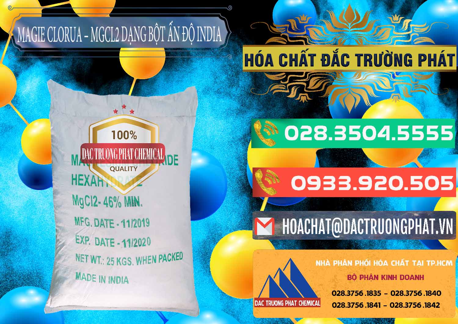 Công ty chuyên nhập khẩu và bán Magie Clorua – MGCL2 96% Dạng Bột Ấn Độ India - 0206 - Cty cung ứng - phân phối hóa chất tại TP.HCM - congtyhoachat.com.vn