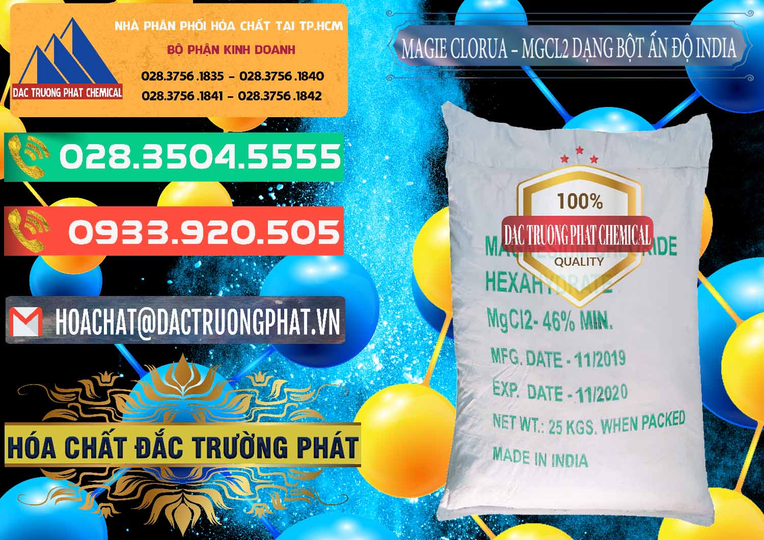 Chuyên bán & cung cấp Magie Clorua – MGCL2 96% Dạng Bột Ấn Độ India - 0206 - Nhà nhập khẩu - phân phối hóa chất tại TP.HCM - congtyhoachat.com.vn