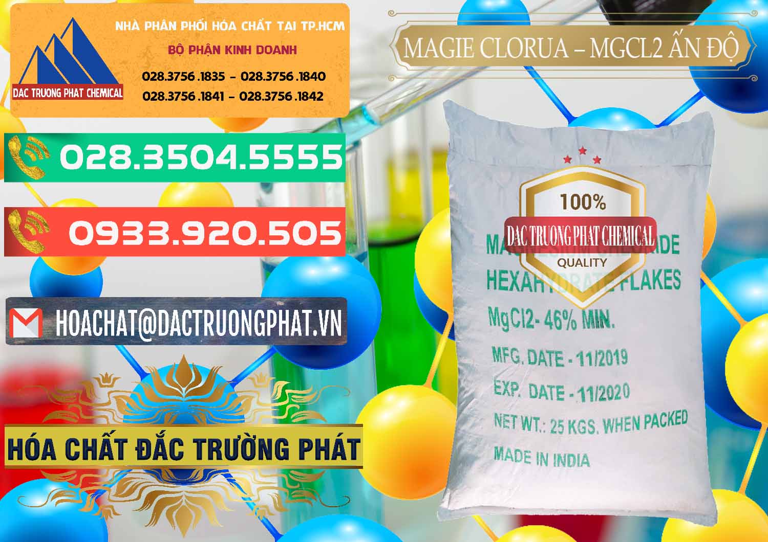 Chuyên bán _ cung cấp Magie Clorua – MGCL2 46% Dạng Vảy Ấn Độ India - 0092 - Đơn vị bán và cung cấp hóa chất tại TP.HCM - congtyhoachat.com.vn