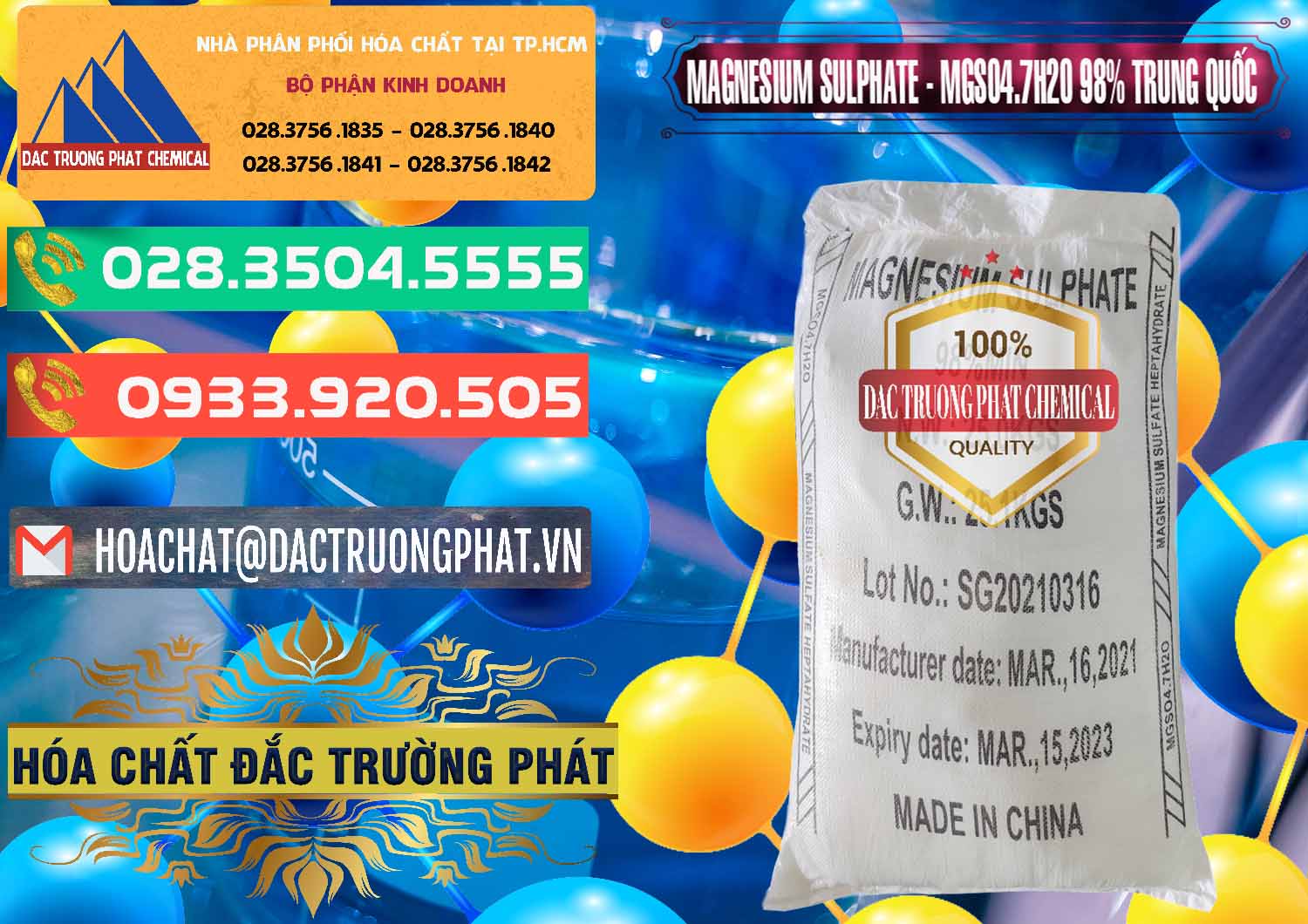 Chuyên cung ứng và bán MGSO4.7H2O – Magnesium Sulphate 98% Trung Quốc China - 0229 - Cty cung cấp và kinh doanh hóa chất tại TP.HCM - congtyhoachat.com.vn