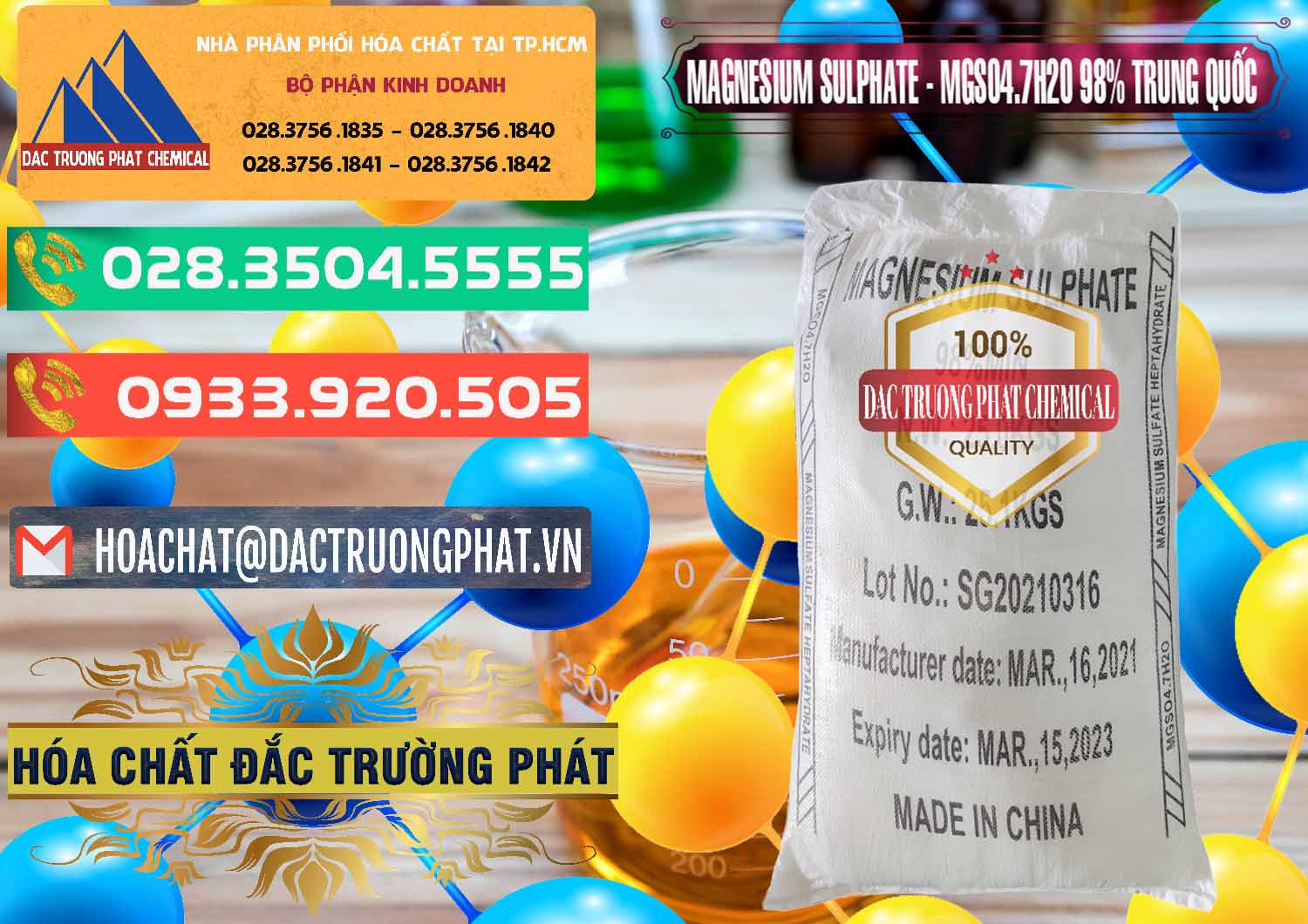 Cty chuyên phân phối và bán MGSO4.7H2O – Magnesium Sulphate 98% Trung Quốc China - 0229 - Bán & cung cấp hóa chất tại TP.HCM - congtyhoachat.com.vn