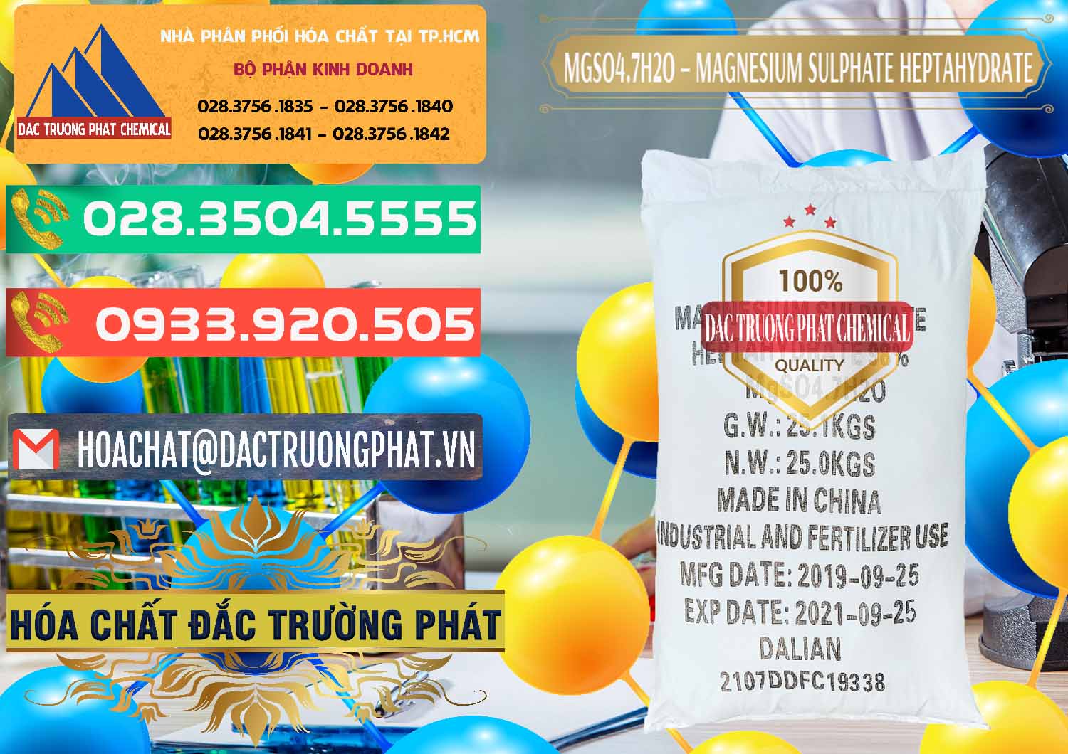 Đơn vị nhập khẩu _ bán MGSO4.7H2O – Magnesium Sulphate Heptahydrate Trung Quốc China - 0094 - Chuyên phân phối _ kinh doanh hóa chất tại TP.HCM - congtyhoachat.com.vn