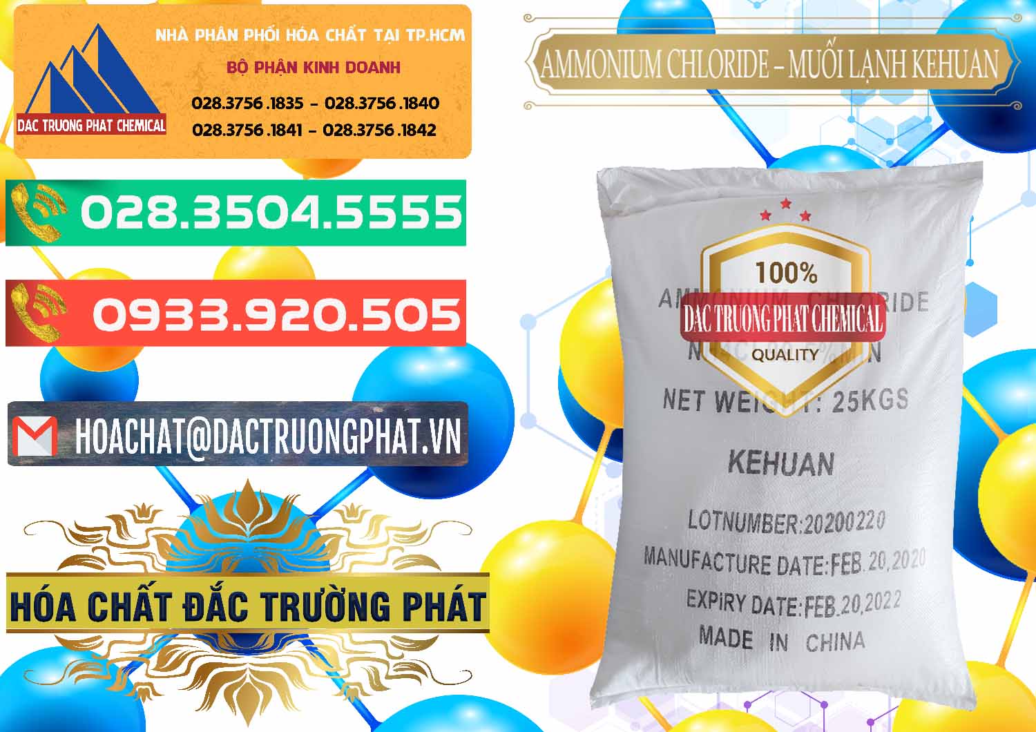 Phân phối _ bán Ammonium Chloride – NH4CL Muối Lạnh Kehuan Trung Quốc China - 0022 - Công ty chuyên kinh doanh và cung cấp hóa chất tại TP.HCM - congtyhoachat.com.vn