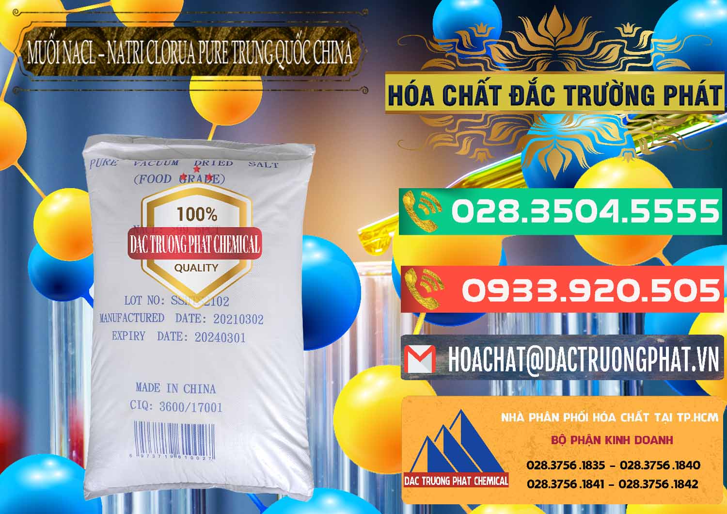 Công ty phân phối - bán Muối NaCL – Sodium Chloride Pure Trung Quốc China - 0230 - Chuyên bán ( phân phối ) hóa chất tại TP.HCM - congtyhoachat.com.vn