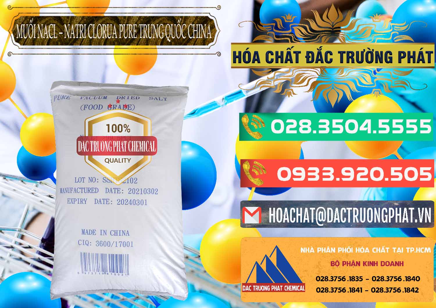Cty chuyên bán _ cung cấp Muối NaCL – Sodium Chloride Pure Trung Quốc China - 0230 - Đơn vị kinh doanh và cung cấp hóa chất tại TP.HCM - congtyhoachat.com.vn