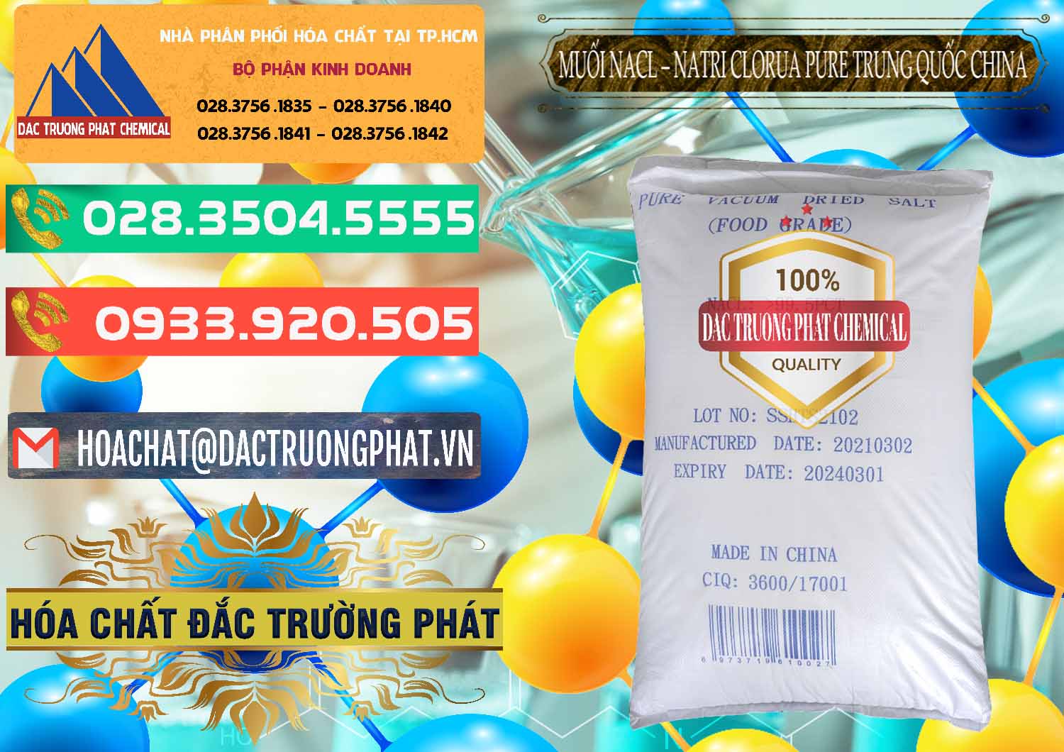 Chuyên cung ứng - bán Muối NaCL – Sodium Chloride Pure Trung Quốc China - 0230 - Công ty chuyên bán - phân phối hóa chất tại TP.HCM - congtyhoachat.com.vn