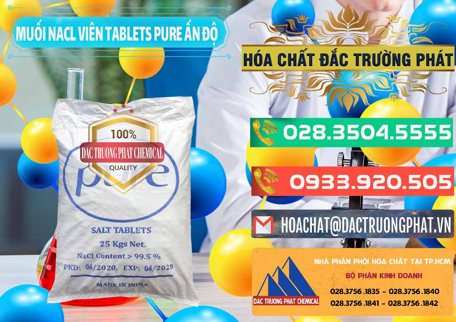 Đơn vị chuyên bán _ cung cấp Muối NaCL – Sodium Chloride Dạng Viên Tablets Pure Ấn Độ India - 0294 - Nhà cung cấp và bán hóa chất tại TP.HCM - congtyhoachat.com.vn